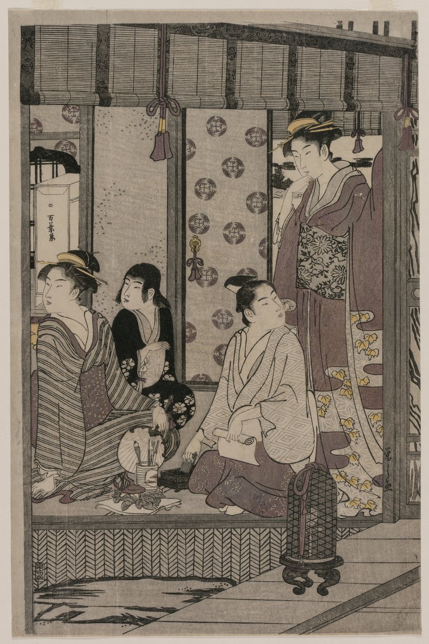 Morning Glory (da série The Tale of Genji in Elegant Modern Dress) de Chobunsai Eishi