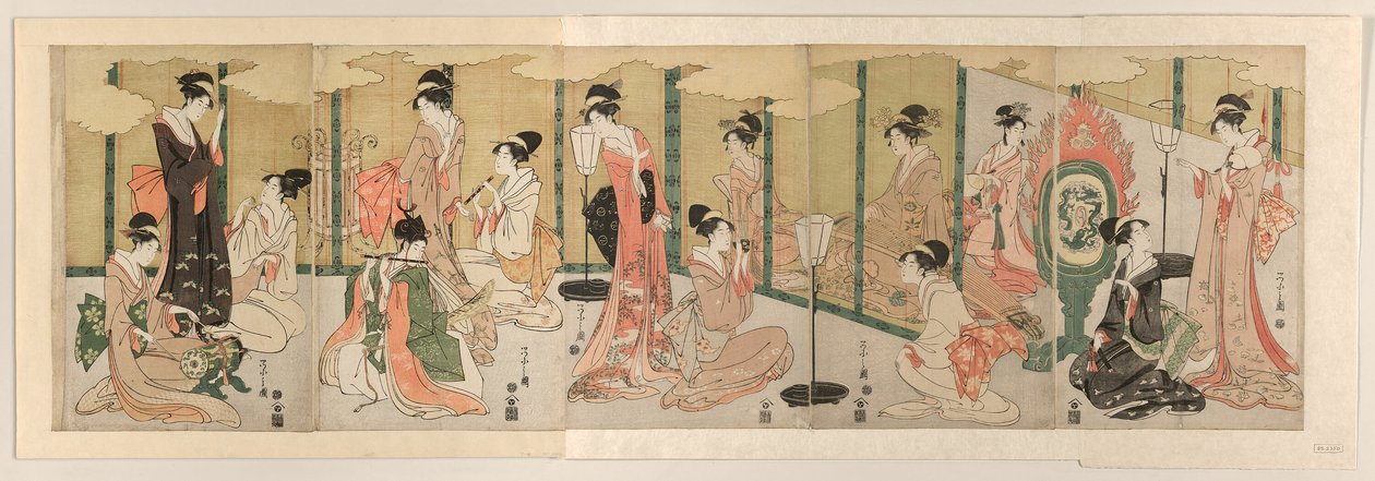 Paródia do Livro de Joruri de Chobunsai Eishi