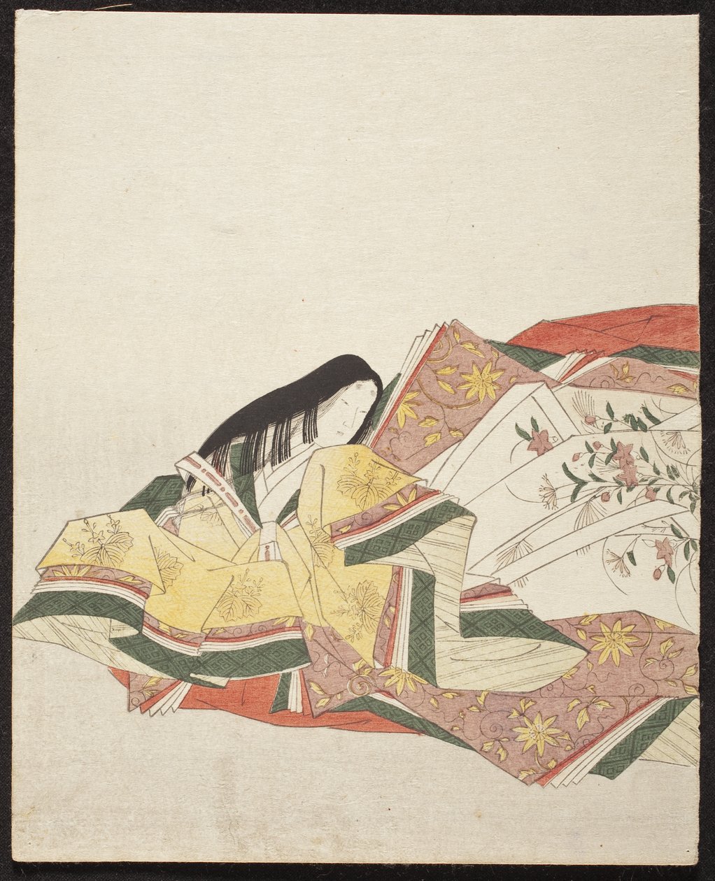 Poetisa de Chobunsai Eishi