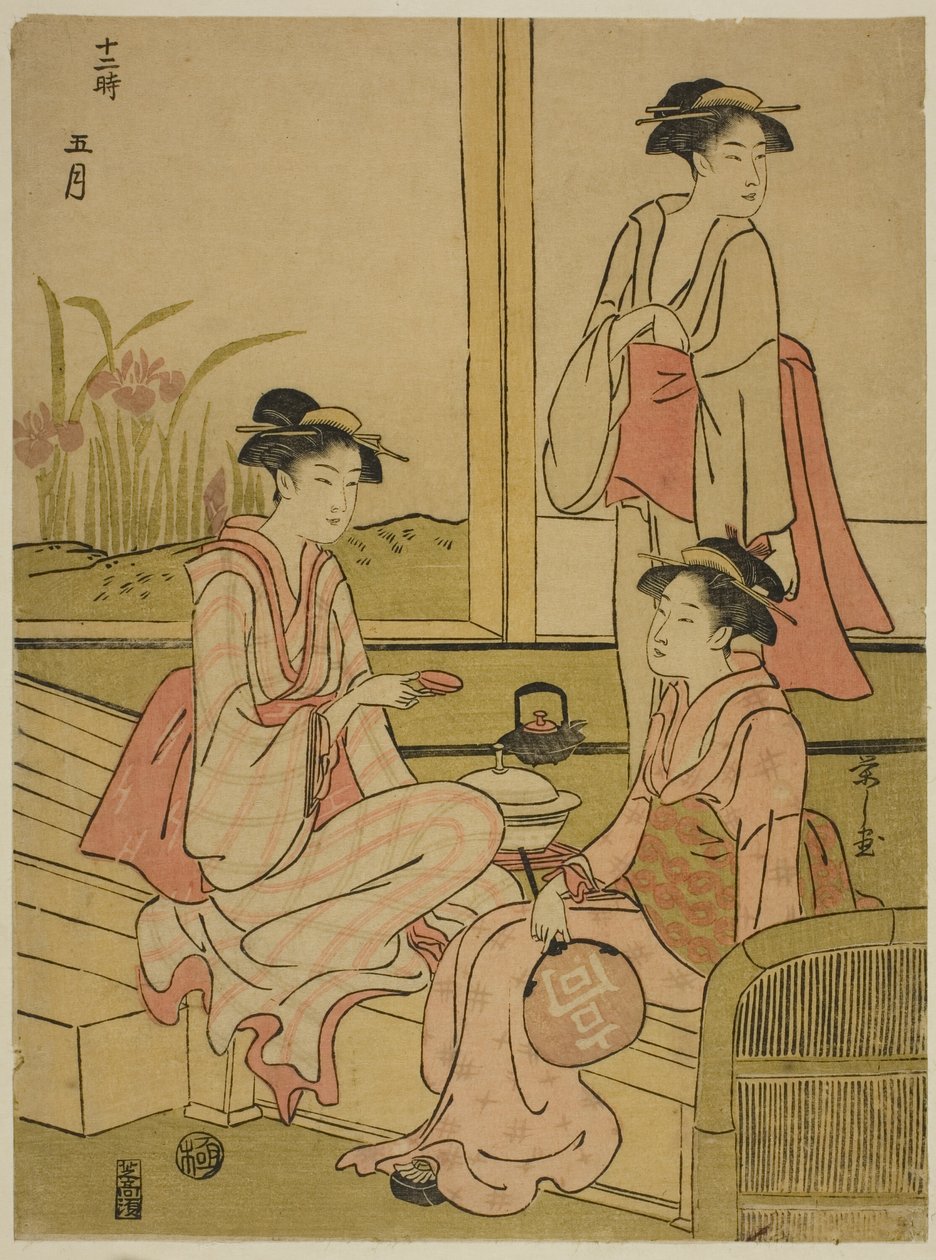 O Quinto Mês (Gogatsu), da série "Os Doze Meses (Juni toki)" de Chobunsai Eishi