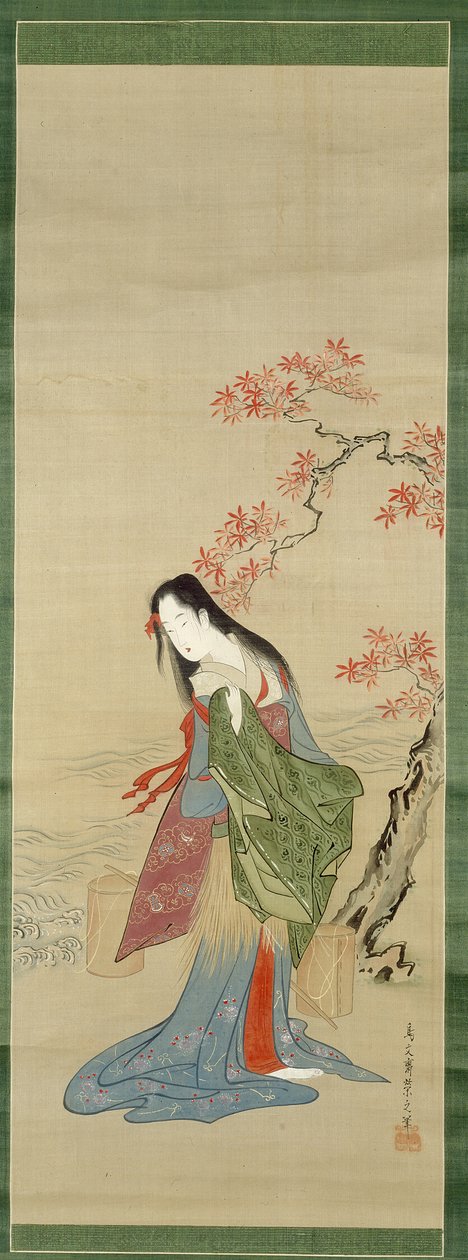 As Donzelas do Sal, Matsukaze com o casaco de Yukihira de Chobunsai Eishi