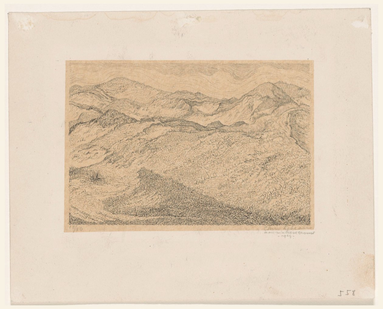 Paisagem dunar de Chris Lebeau (signed by artist)