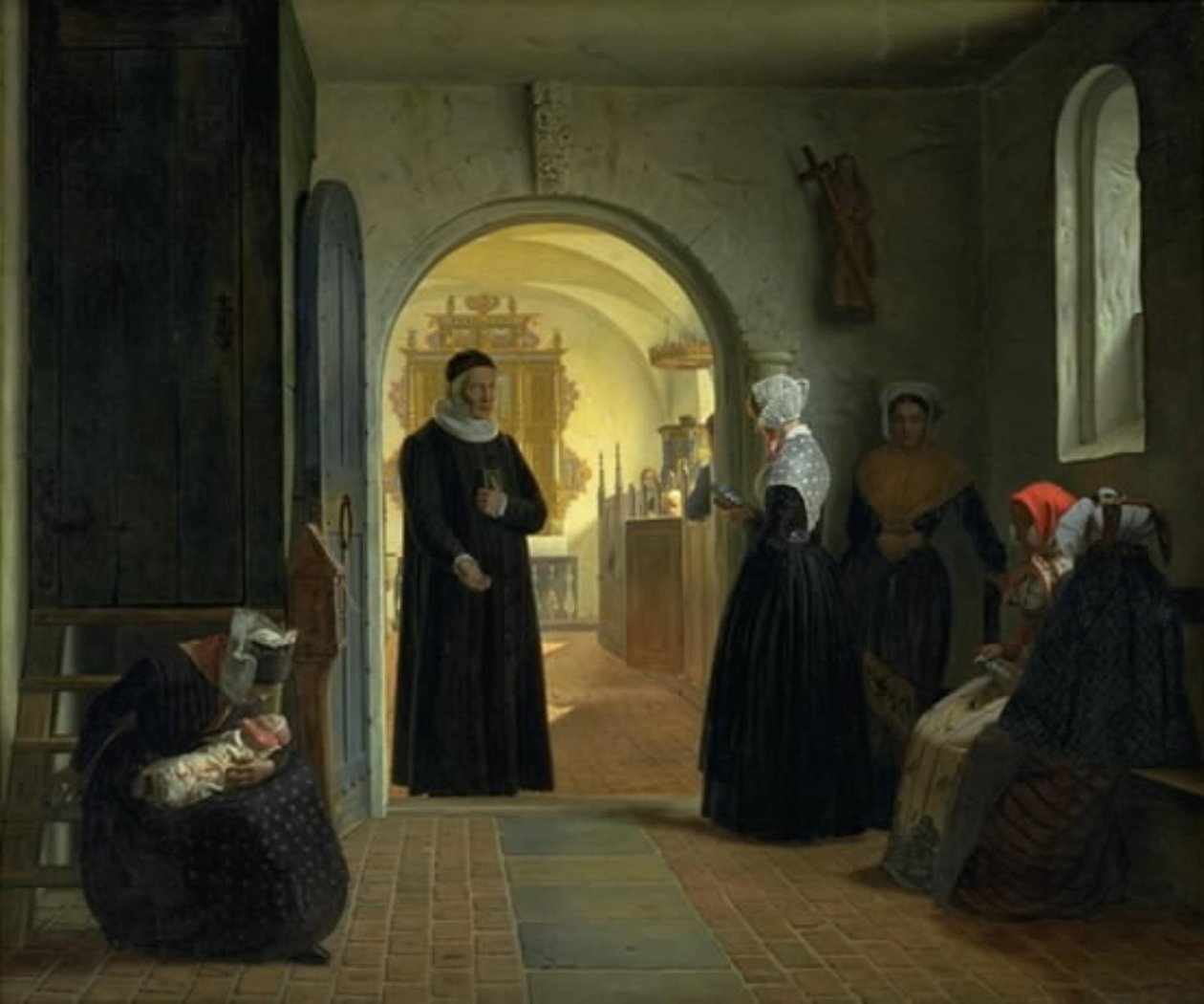 Igreja solene de uma mulher após o parto de Christen Dalsgaard