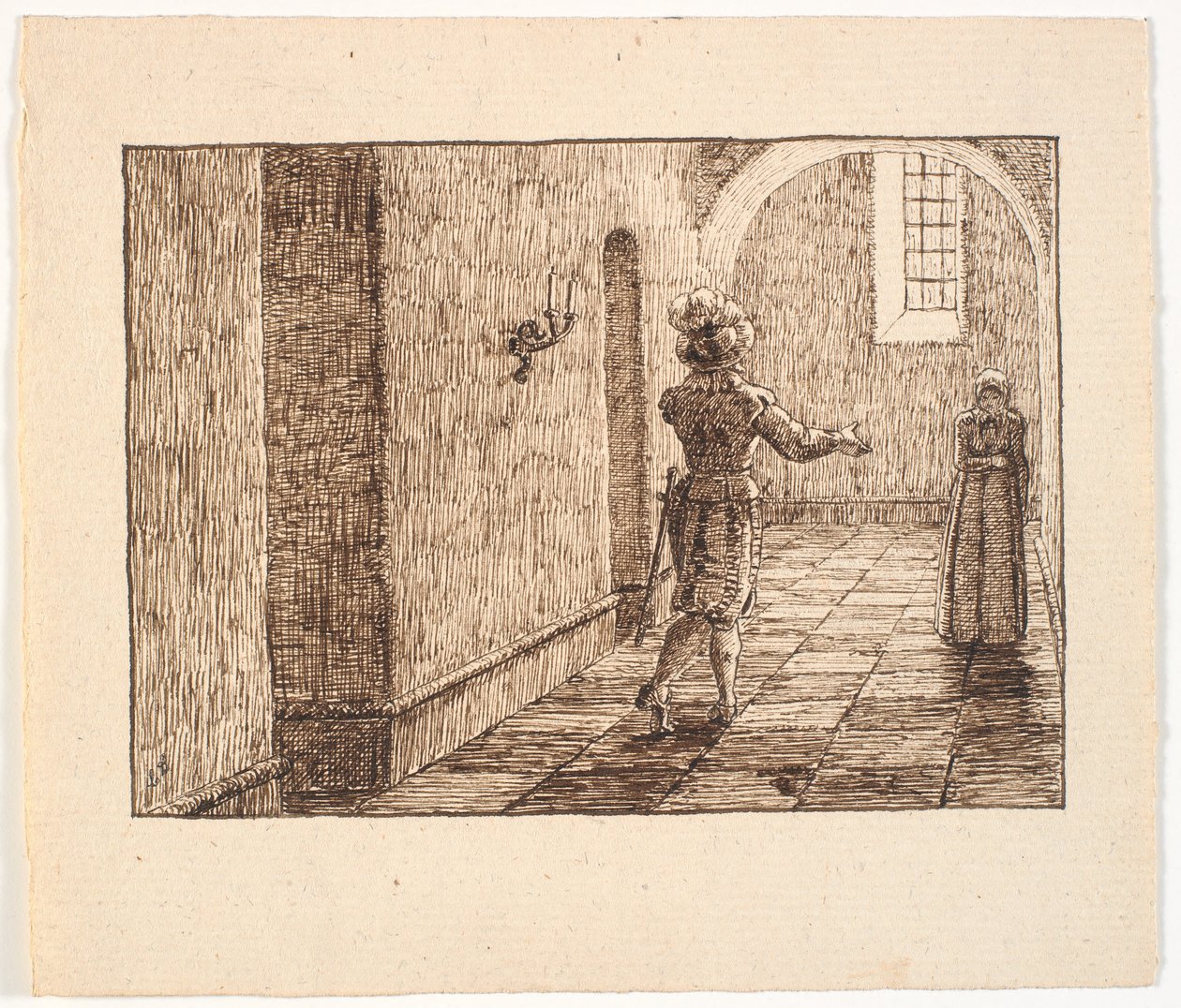Ilustração para S. St. Blicher, As Três Evas Sagradas de Christen Dalsgaard
