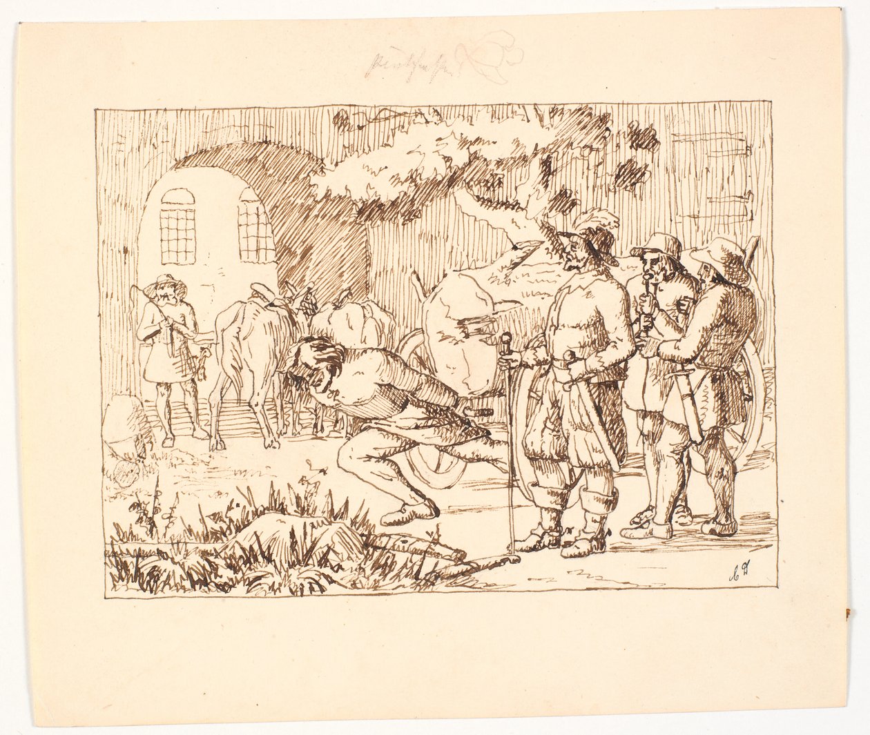 Ilustração para S. St. Blicher, As Três Evas Sagradas de Christen Dalsgaard
