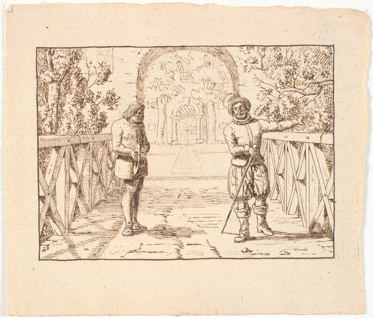 Ilustração para S. St. Blicher, As Três Evas Sagradas de Christen Dalsgaard