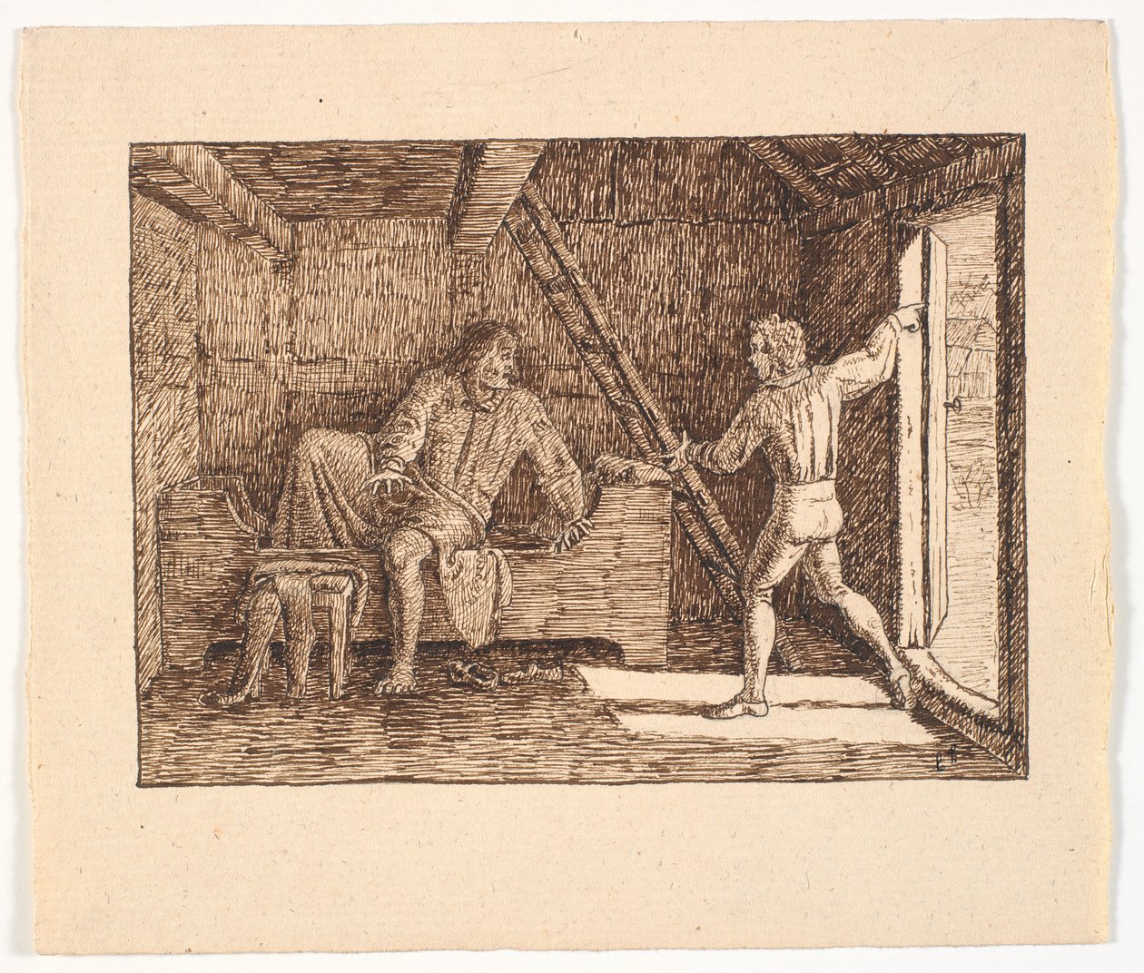 Ilustração para S. St. Blicher, As Três Evas Sagradas de Christen Dalsgaard