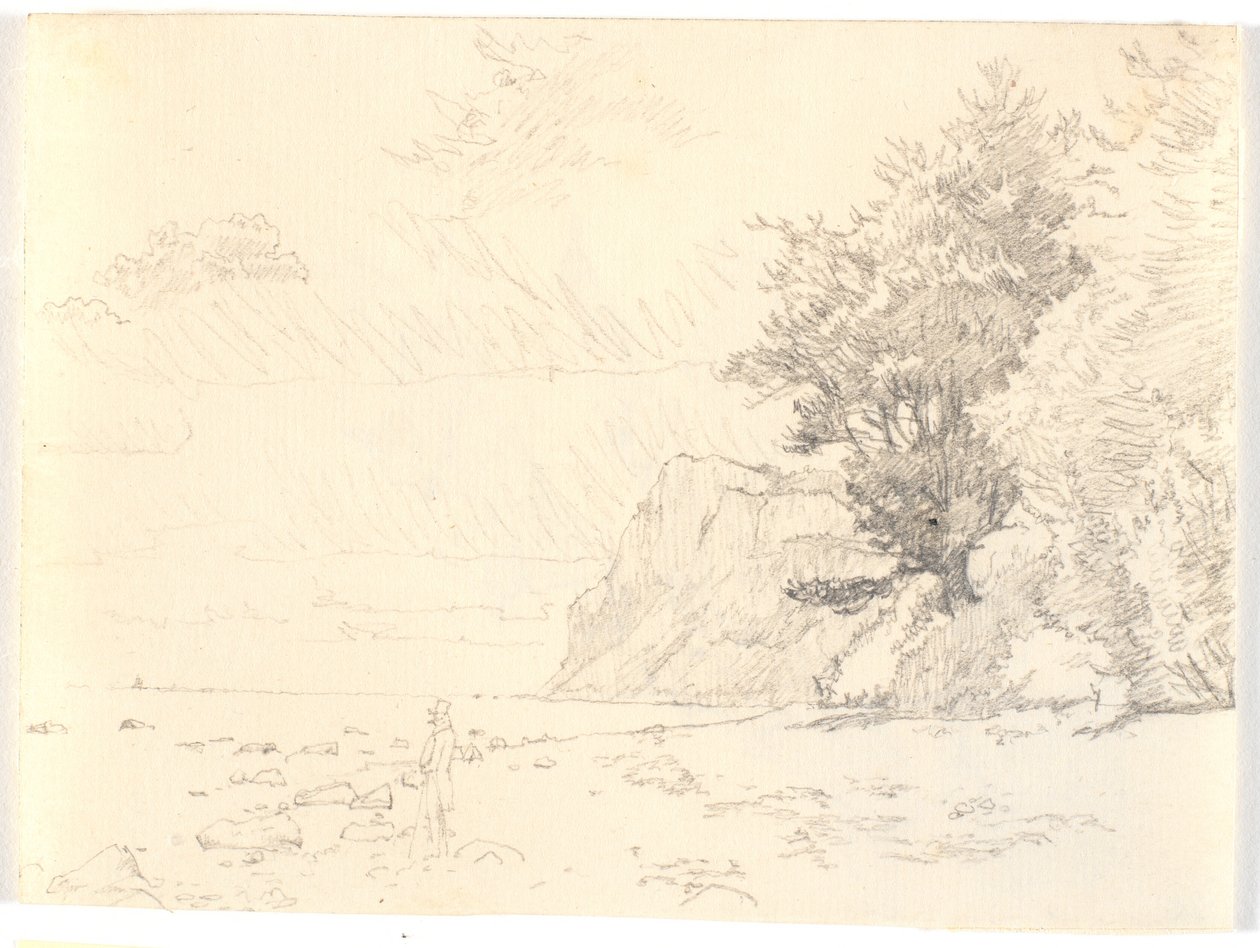Parte de Møns Klint de Christen Købke