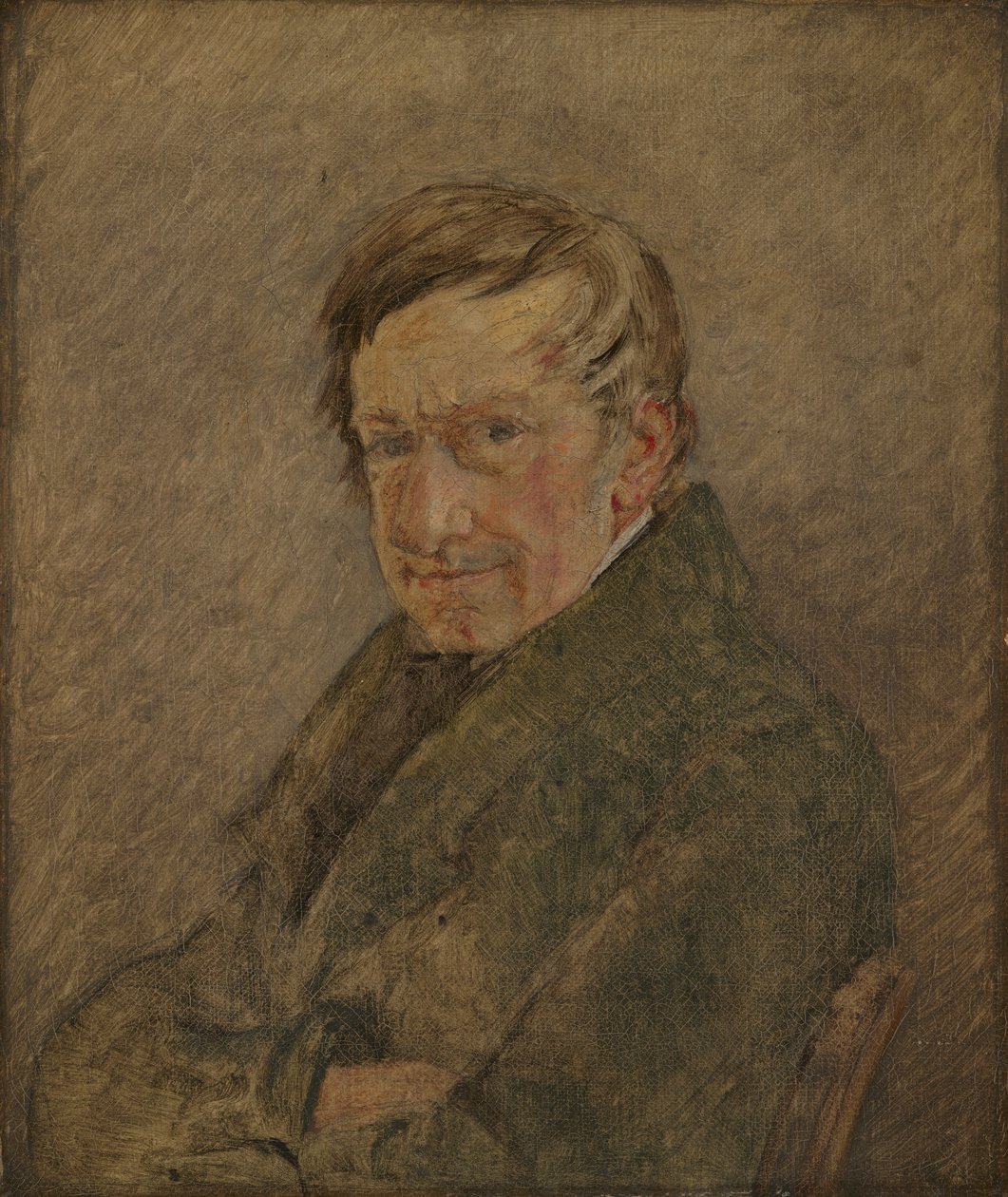 Retrato do Pintor de Animais C.D. edifícios de Christen Købke