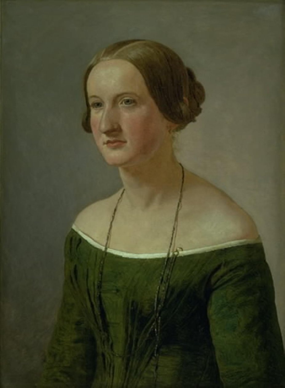 Retrato da prima do artista, Petrea Petersen de Christen Købke