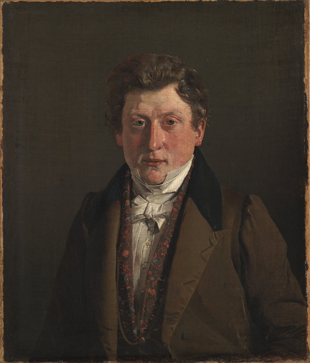 Retrato do primo e cunhado do artista, o merceeiro Christian Petersen de Christen Købke