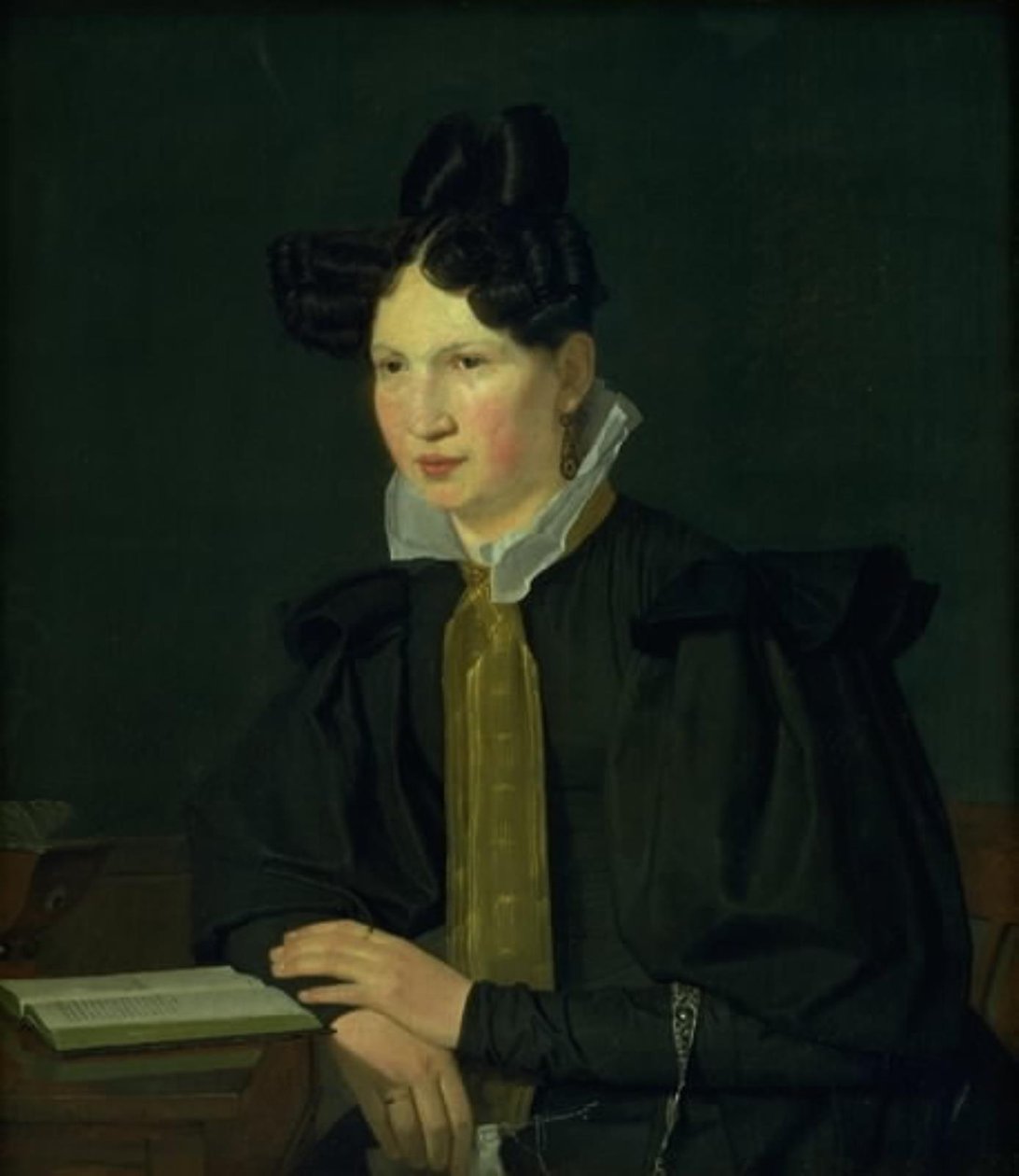 Retrato da cunhada do artista, Susanne Købke, née Ryder de Christen Købke