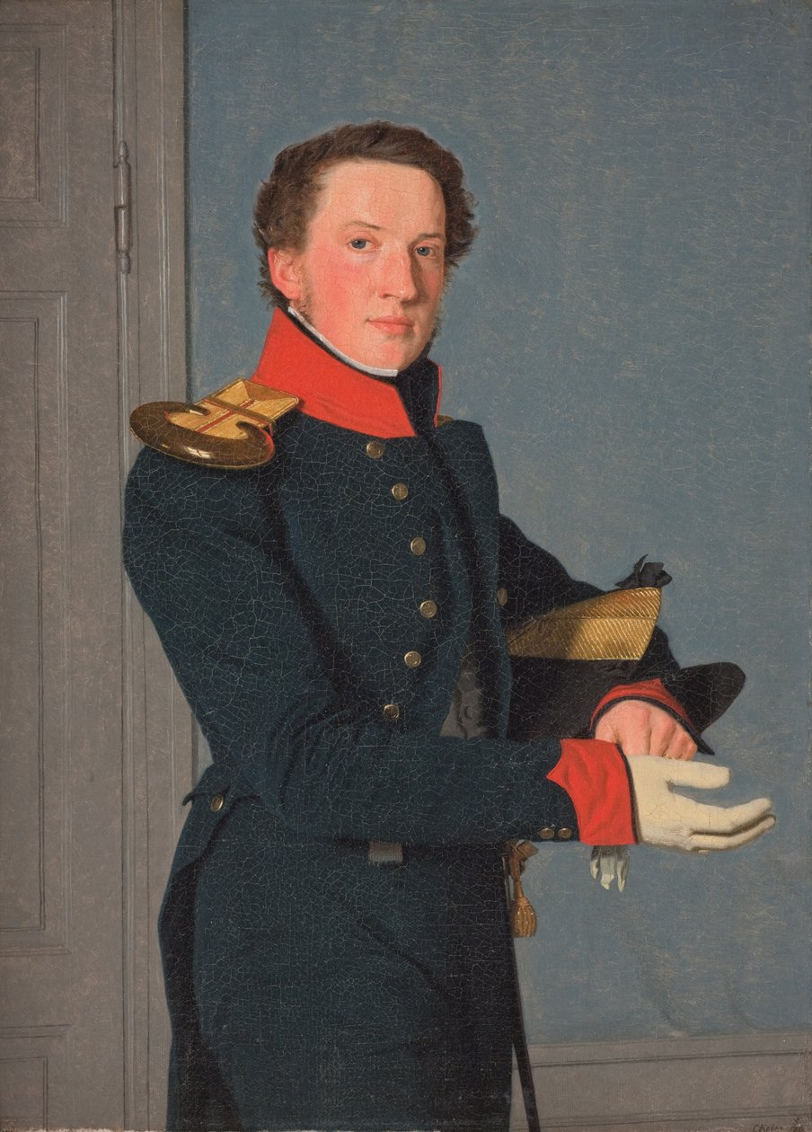 Retrato do tenente naval D. Christen Schifter Feilberg de Christen Købke