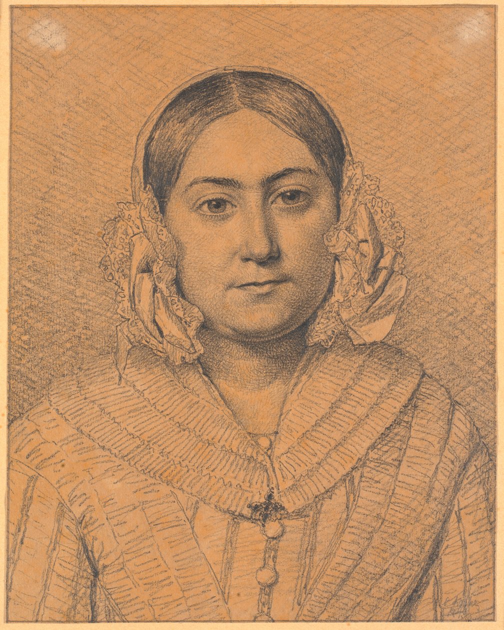 Retrato de Antoinette Christiane Købke de Christen Købke