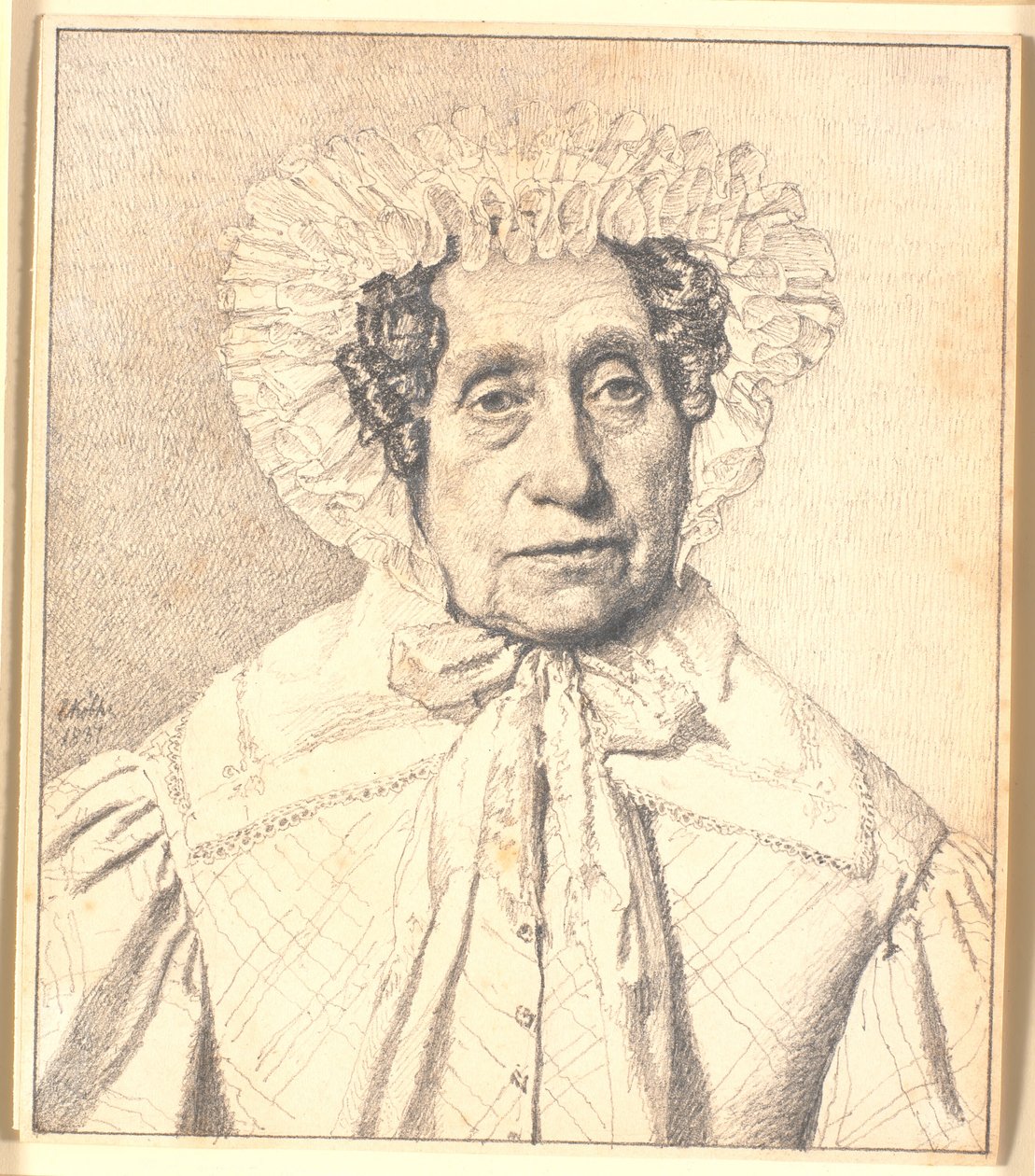 Retrato de Maren Krohn, née Rasmussen de Christen Købke