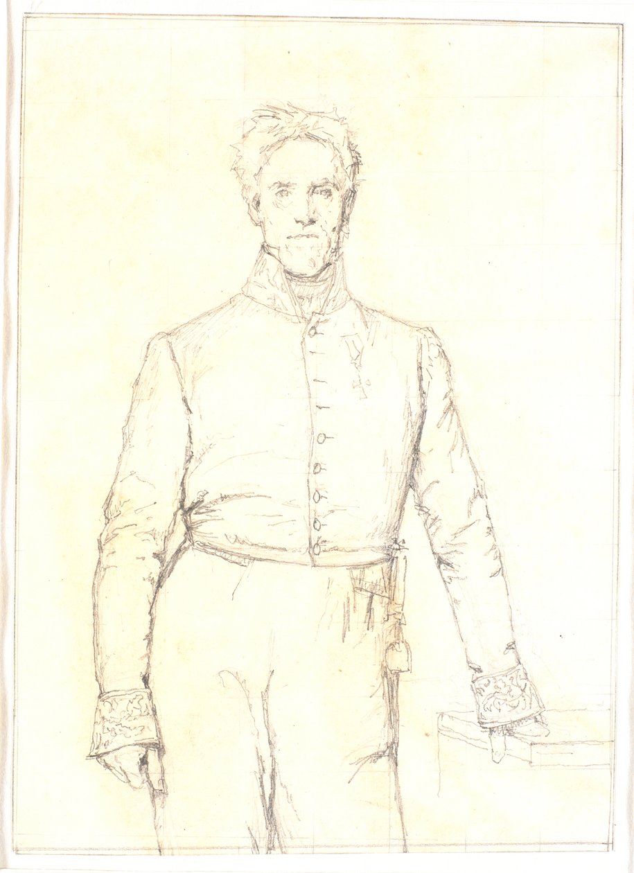 Governador de distrito e camareiro Jens Andreas Graah (1787-1873) de Christen Købke