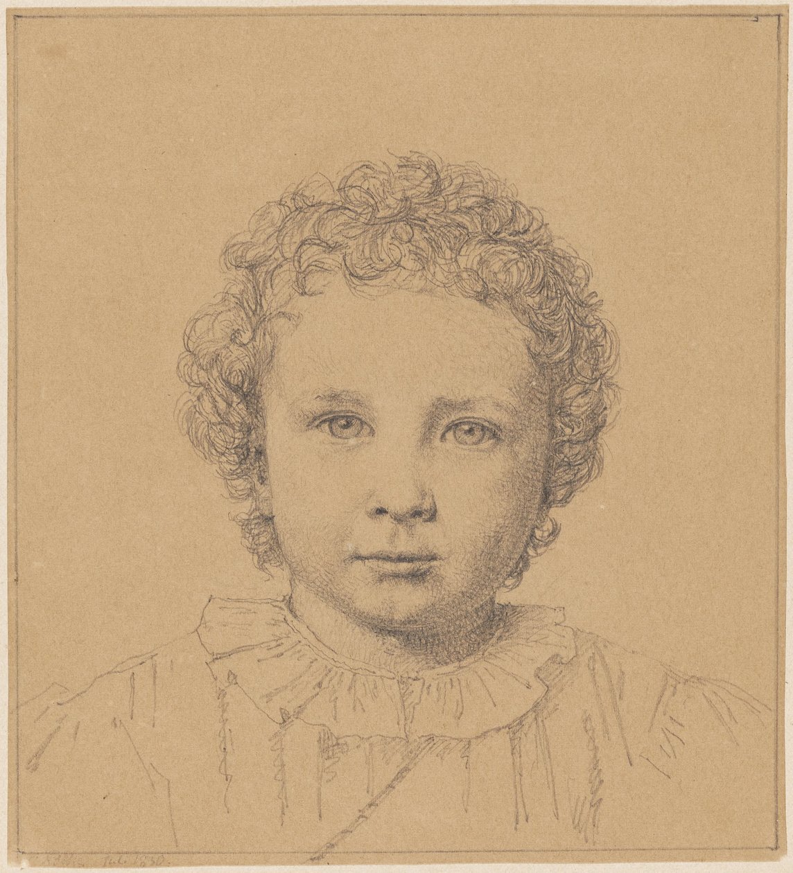 Carl [Ludvig Vilhelm Rømer] von Nutzhorn (1828-1899), ministro do Interior e procurador-geral, governador do condado de Vejle de Christen Købke