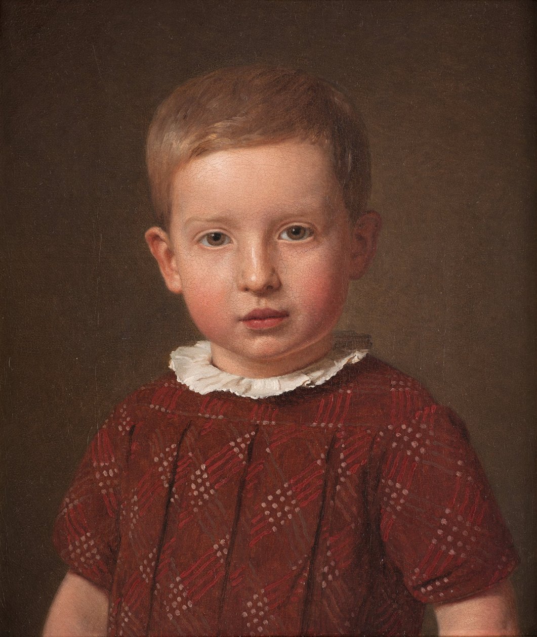 Johan Jacob Krohn, sobrinho do artista, em criança de Christen Købke