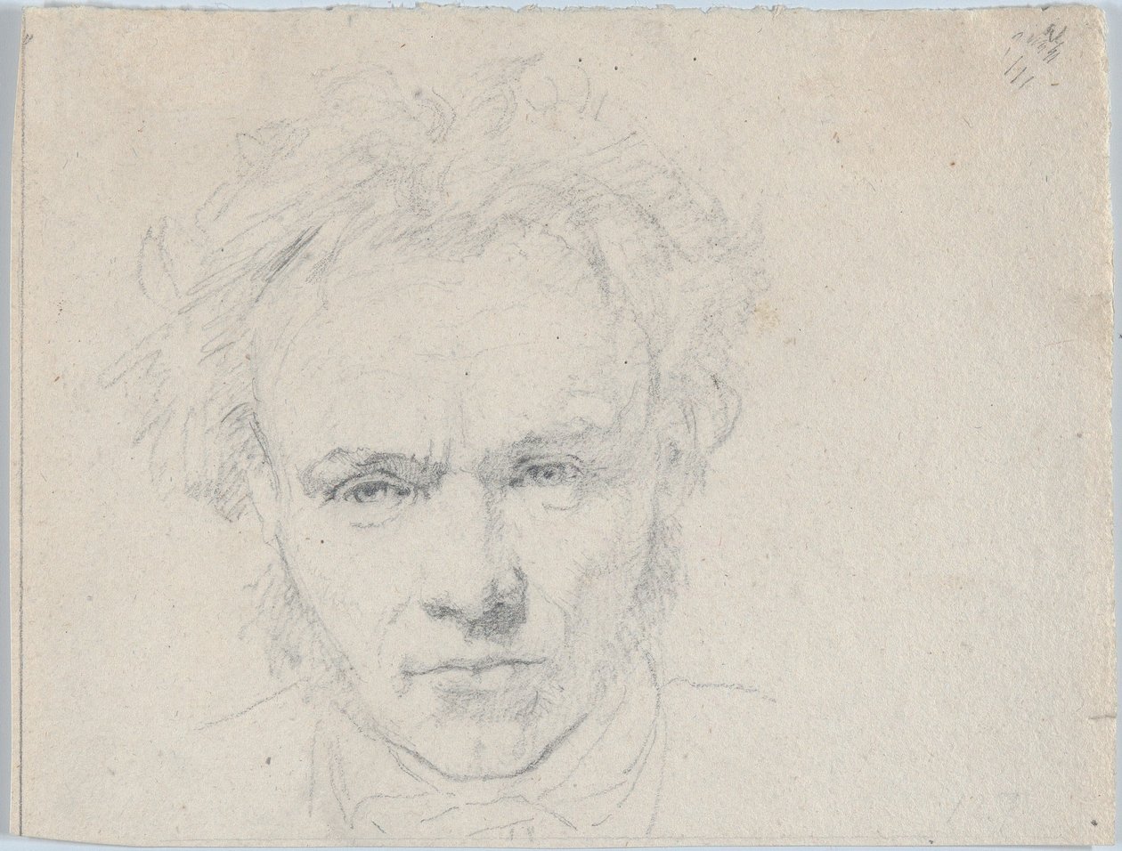 Retrato do escultor Hermann Ernst Freund de Christen Købke