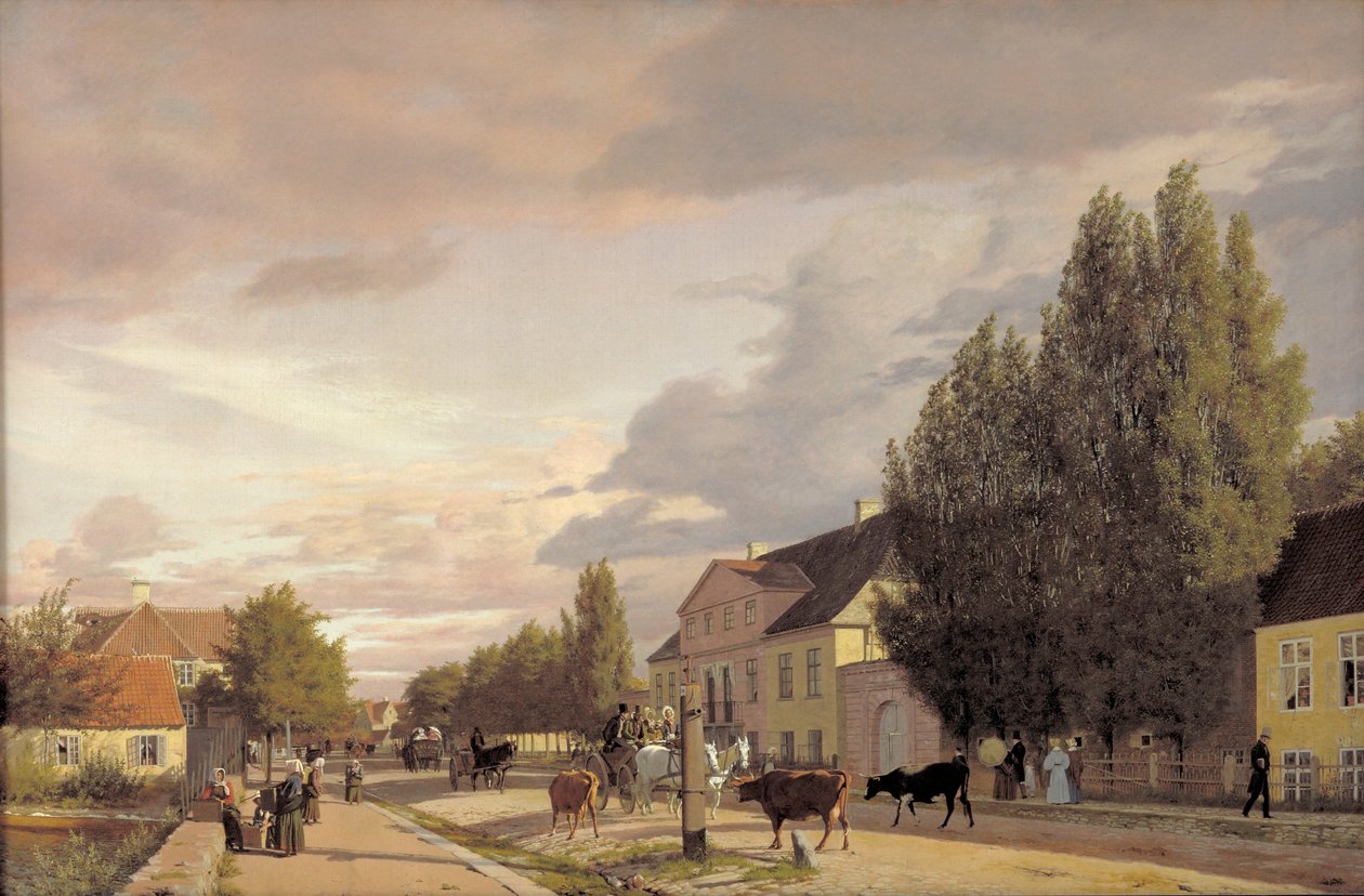 Vista matinal de Østerbro de Christen Schjellerup Kobke