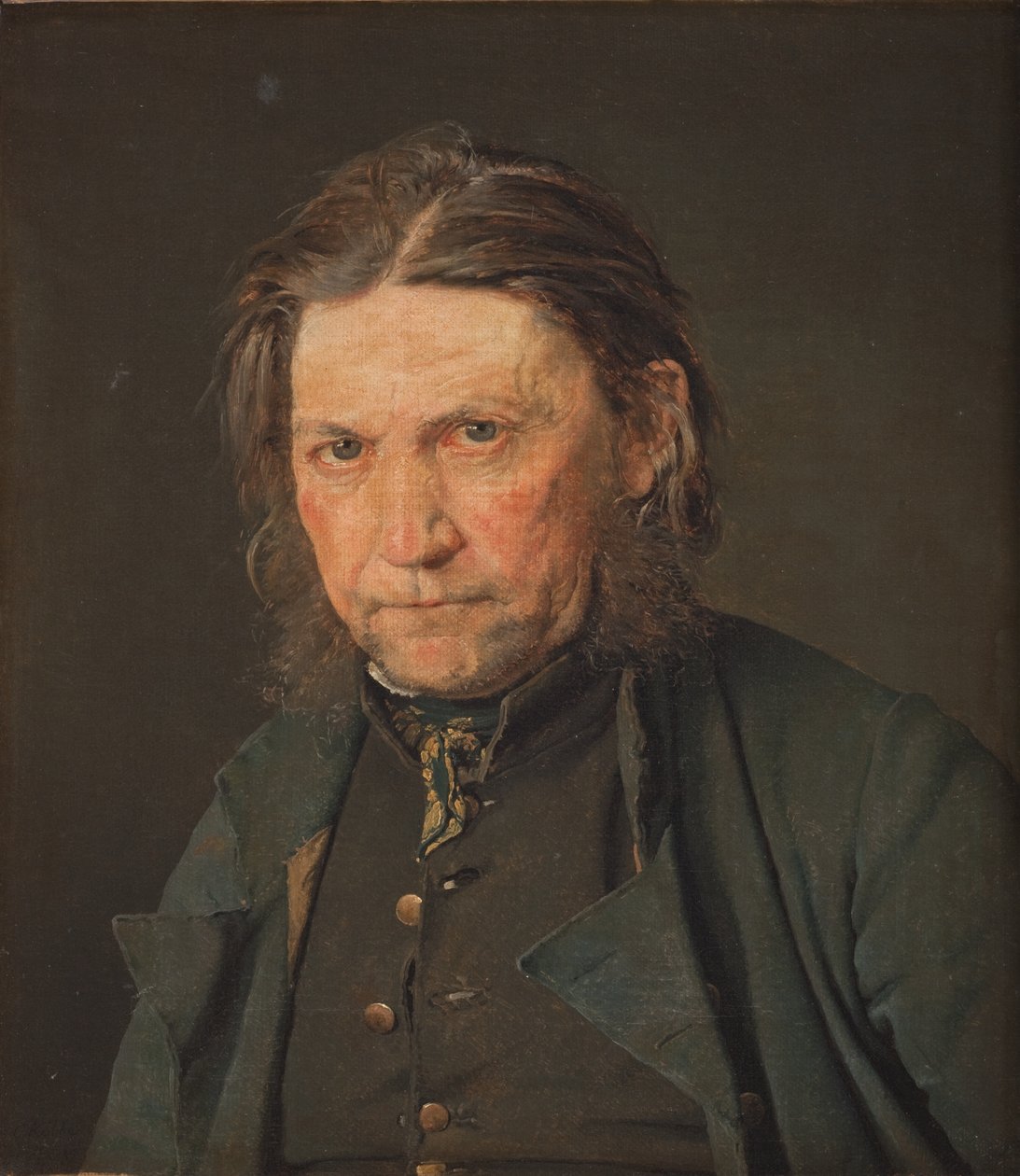Retrato de um velho marinheiro de Christen Schjellerup Kobke