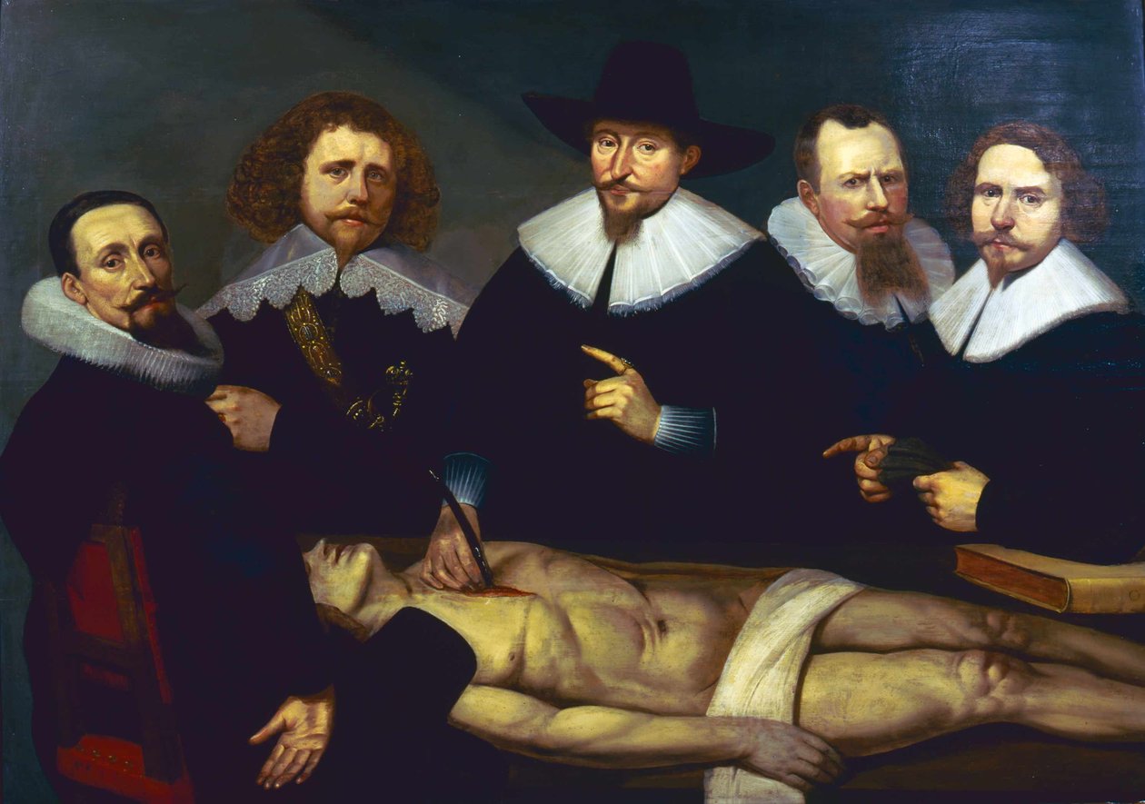 Aula de Anatomia do Dr. Zacheus de Jager de Christiaan Coevershoff
