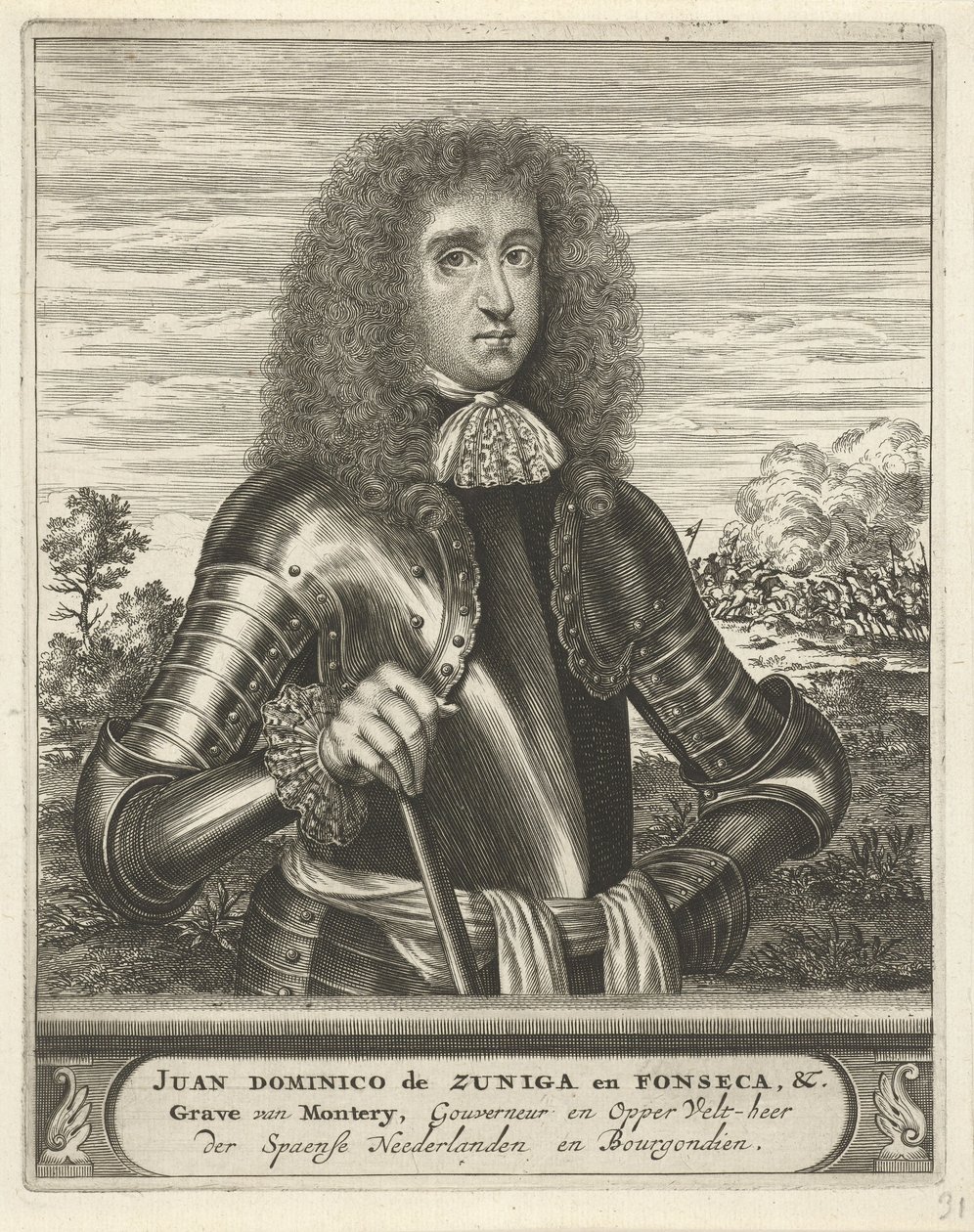 Retrato de Juan Domingo de Zuñiga e Fonseca de Christiaan Hagen