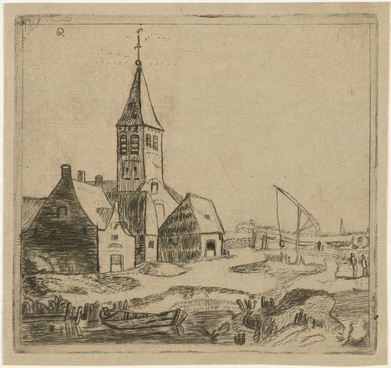 Igreja da aldeia de Christiaan Friedrich Ruppe