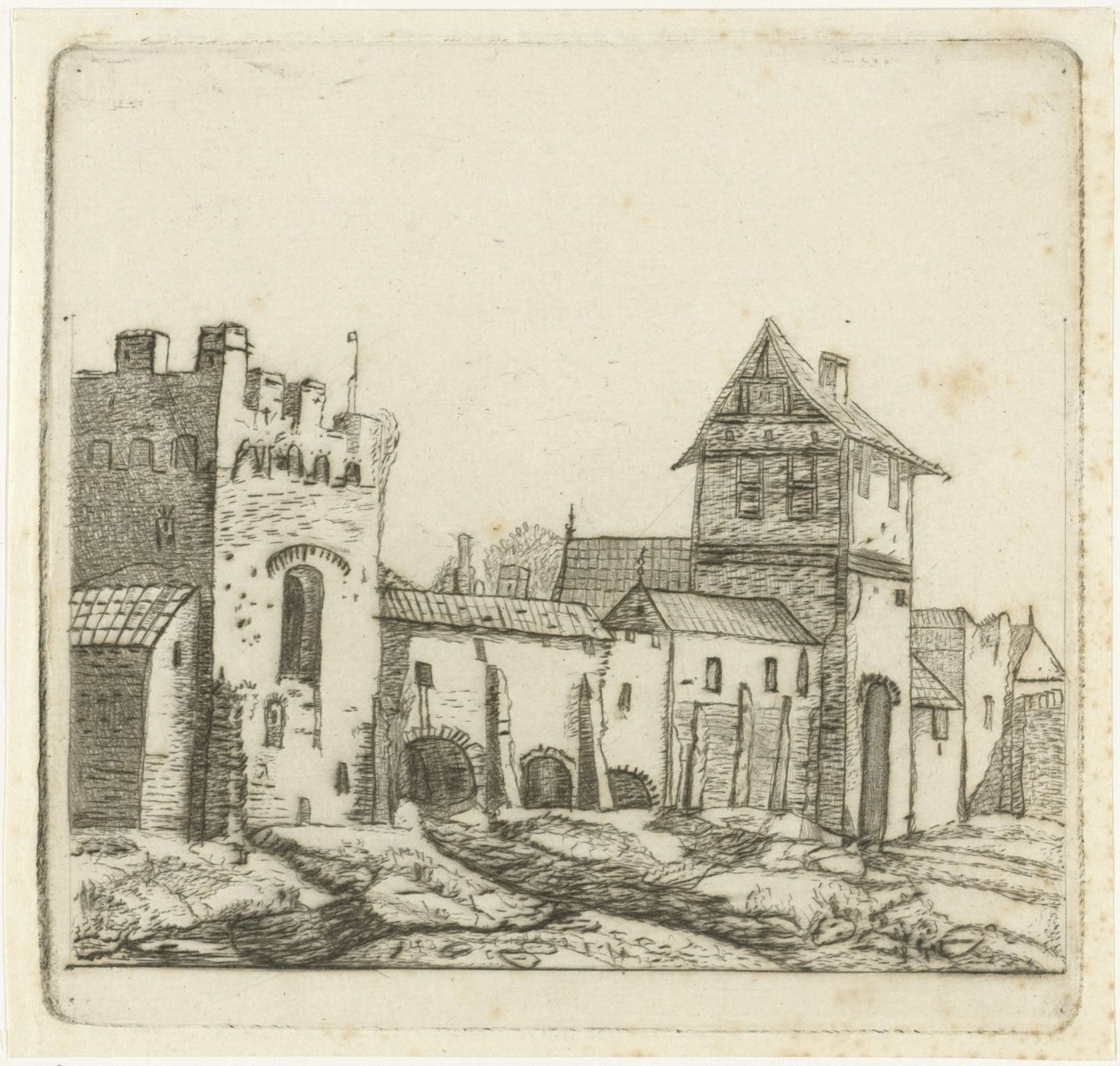 Muralhas da cidade de Christiaan Friedrich Ruppe