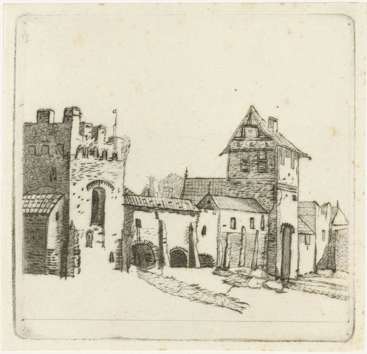 Muralhas da cidade de Christiaan Friedrich Ruppe