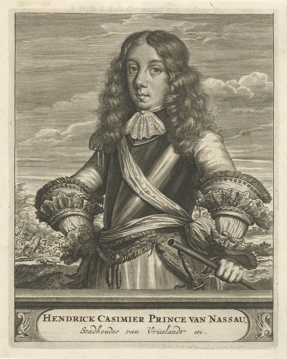 Retrato de Hendrik Casimir, Príncipe de Nassau de Christiaan Hagen