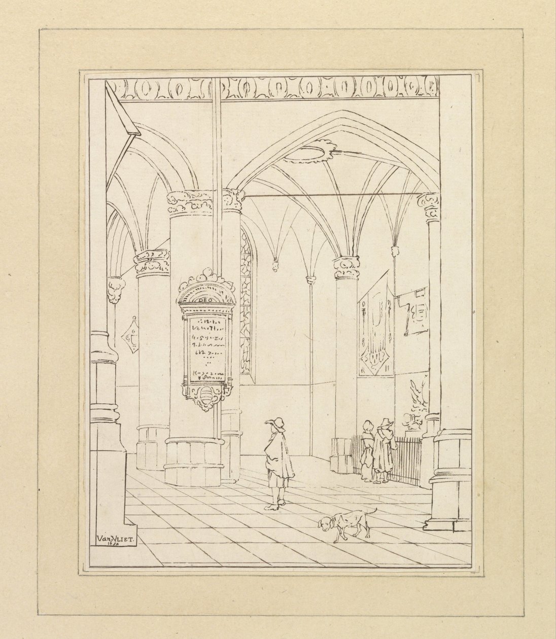 Kerkinterieur de Christiaan Josi