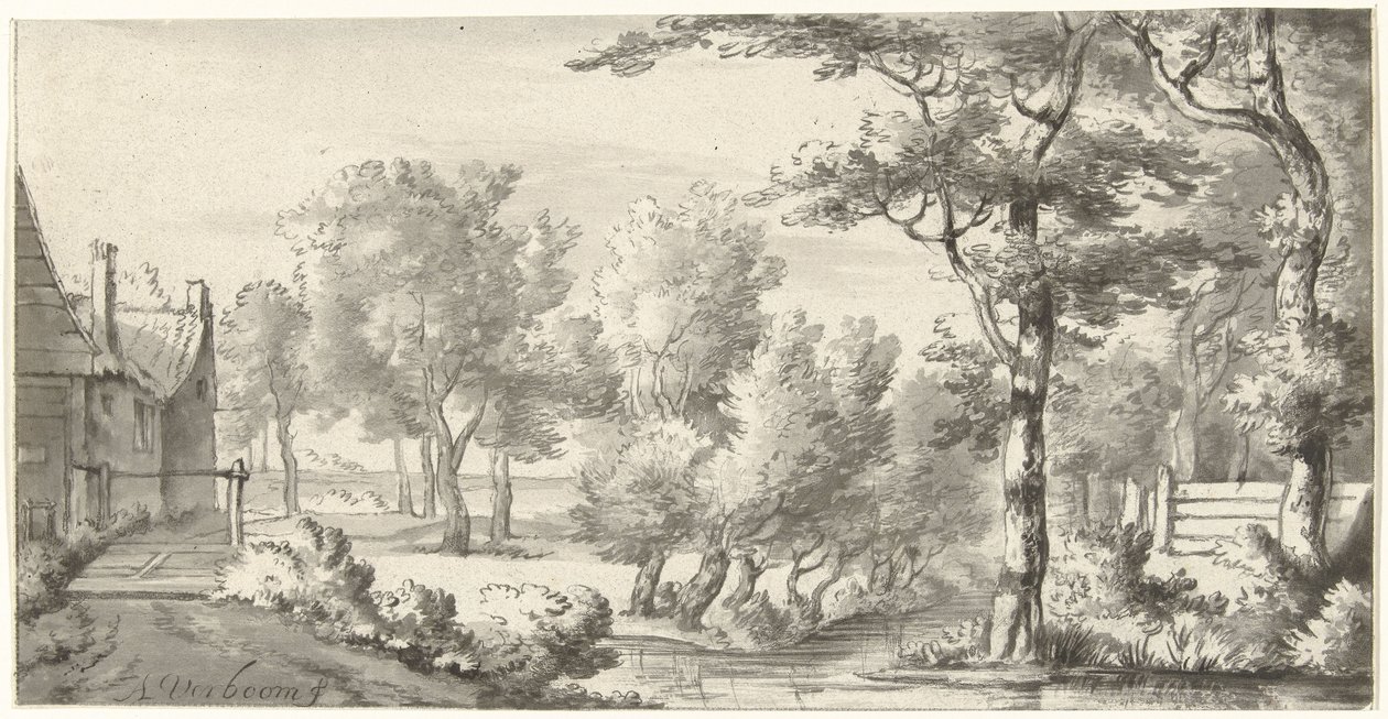 paisagem com fazenda de Christiaan Josi