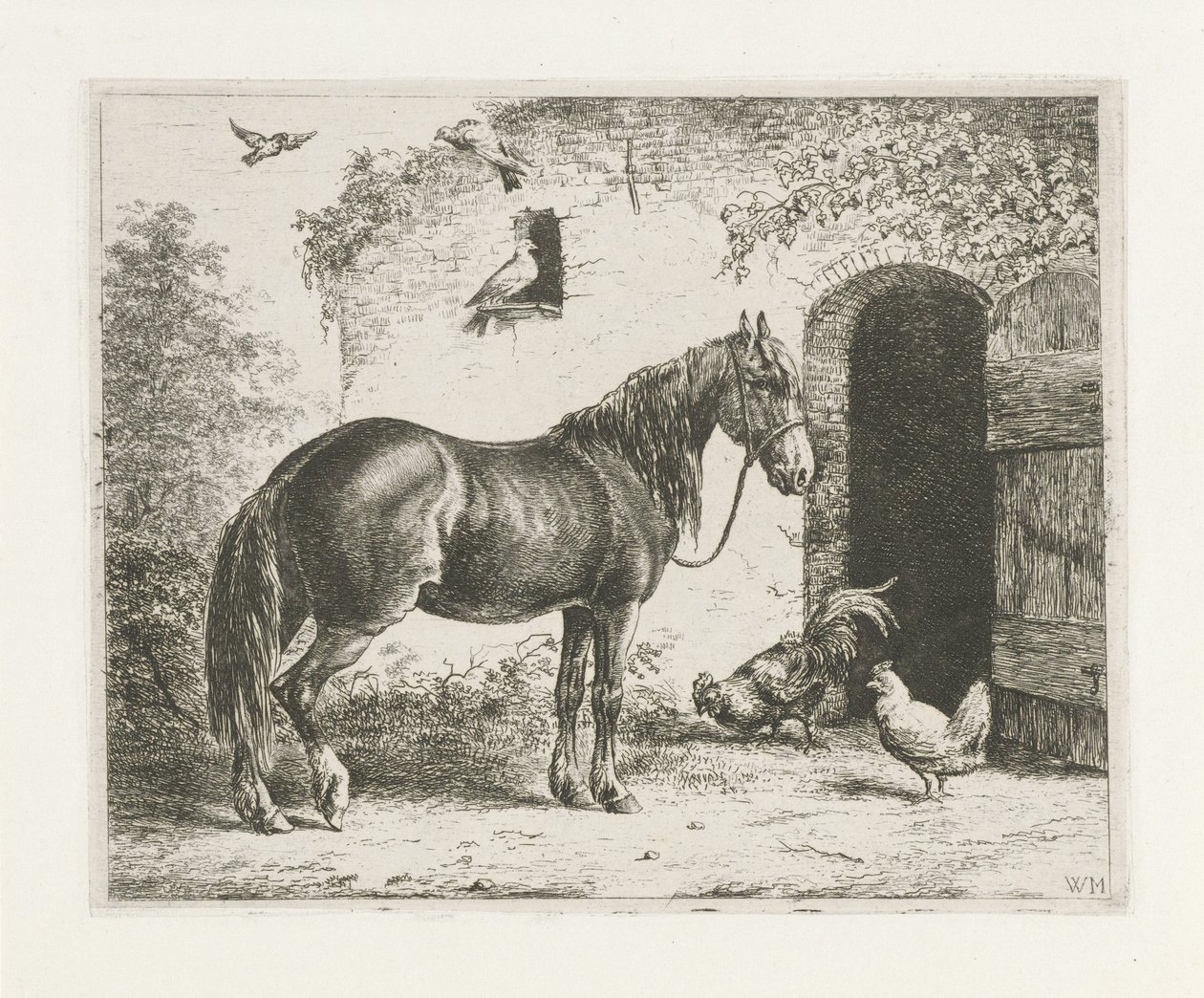 Cavalo com cabresto de Christiaan Wilhelmus Moorrees
