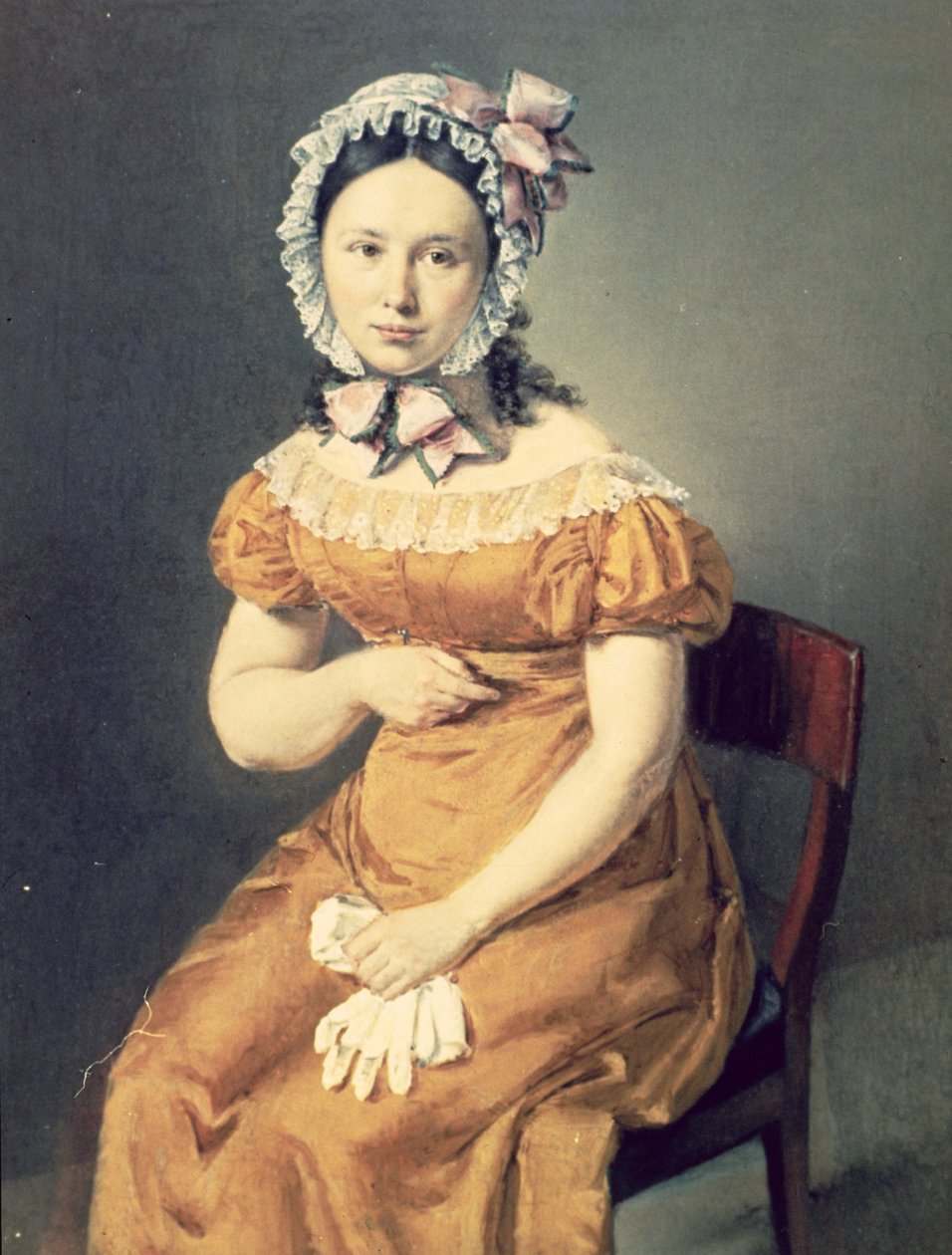 A esposa do artista Catharine, 1825 de Christian Albrecht Jensen