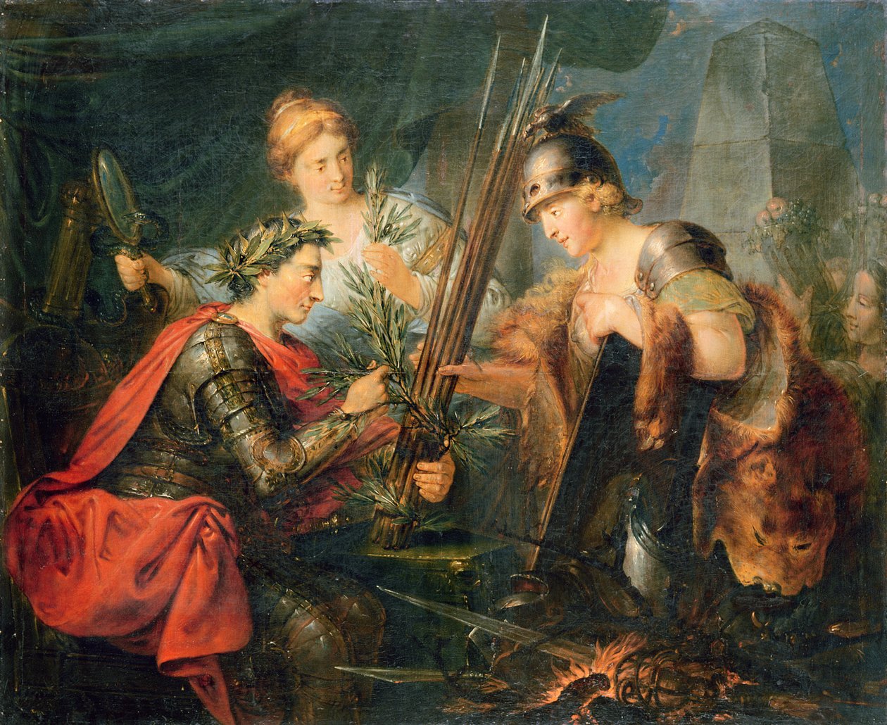 Frederico, o Grande, criando a Liga dos Príncipes de Bernhard Rode