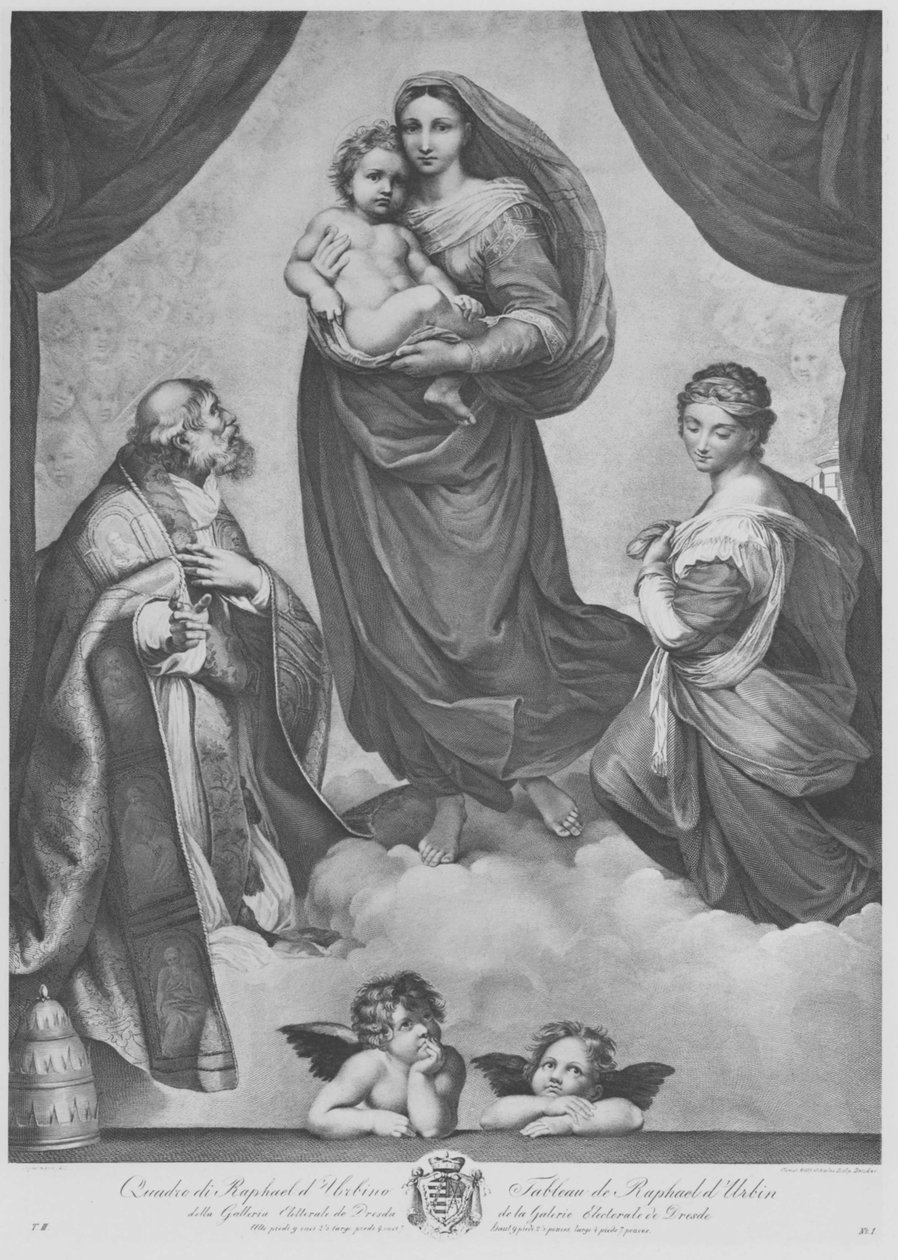 Madonna Sistina de Christian Gottfried Schultze
