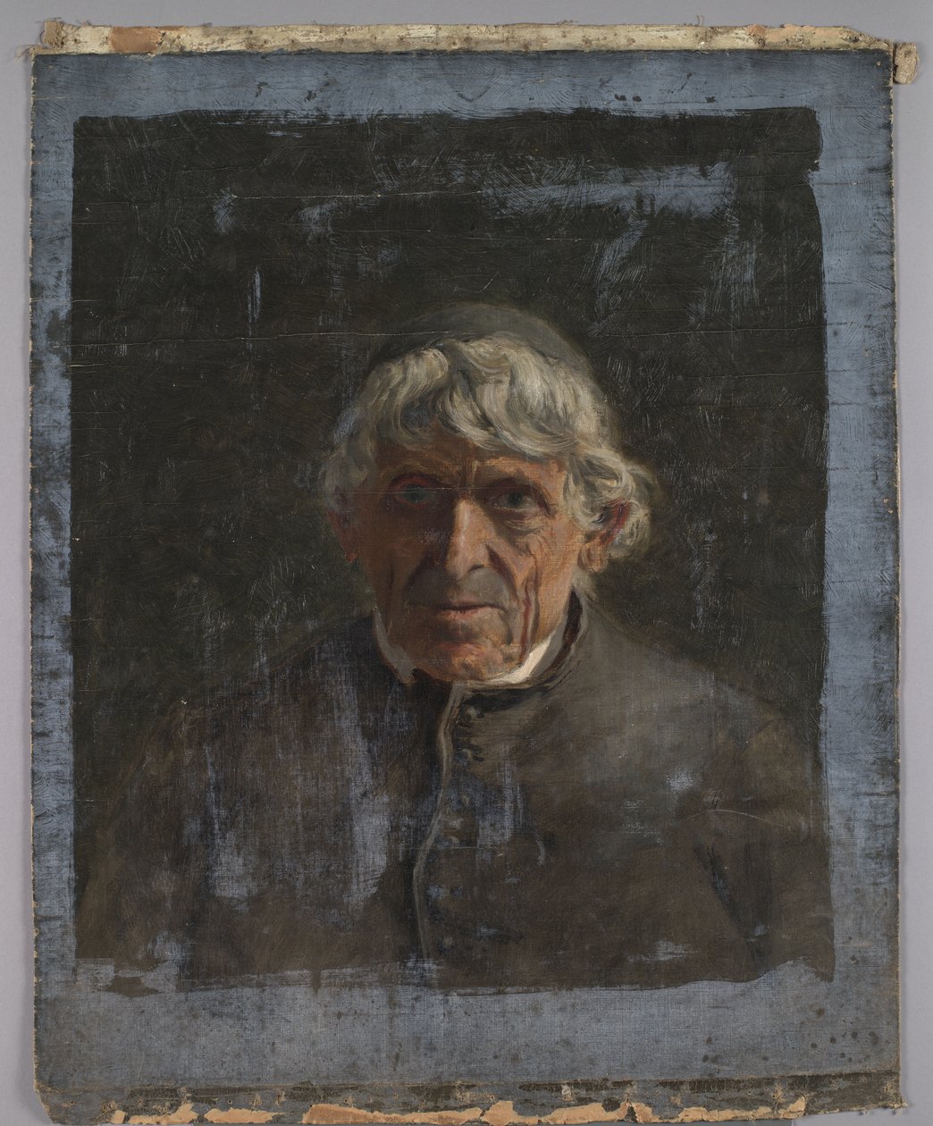 Retrato de um padre idoso, c.1884 de Christian Jorgensen