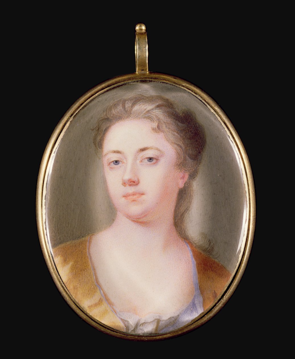 Eleanor Brownlow, c.1710 (wc em pergaminho) de Christian Richter