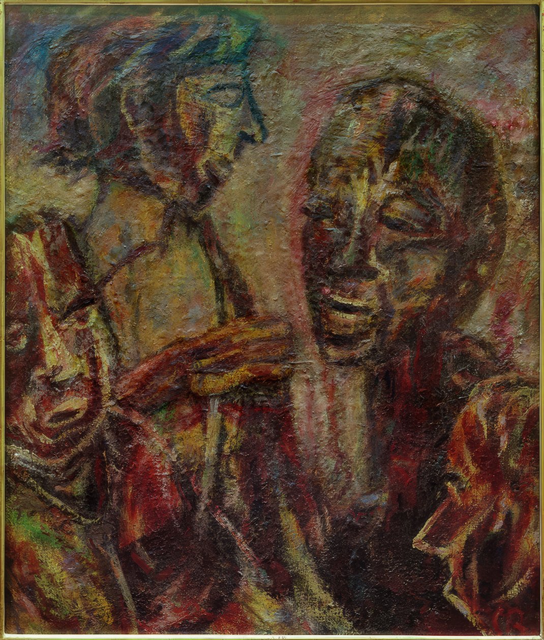 Quatro cabeças de Christian Rohlfs