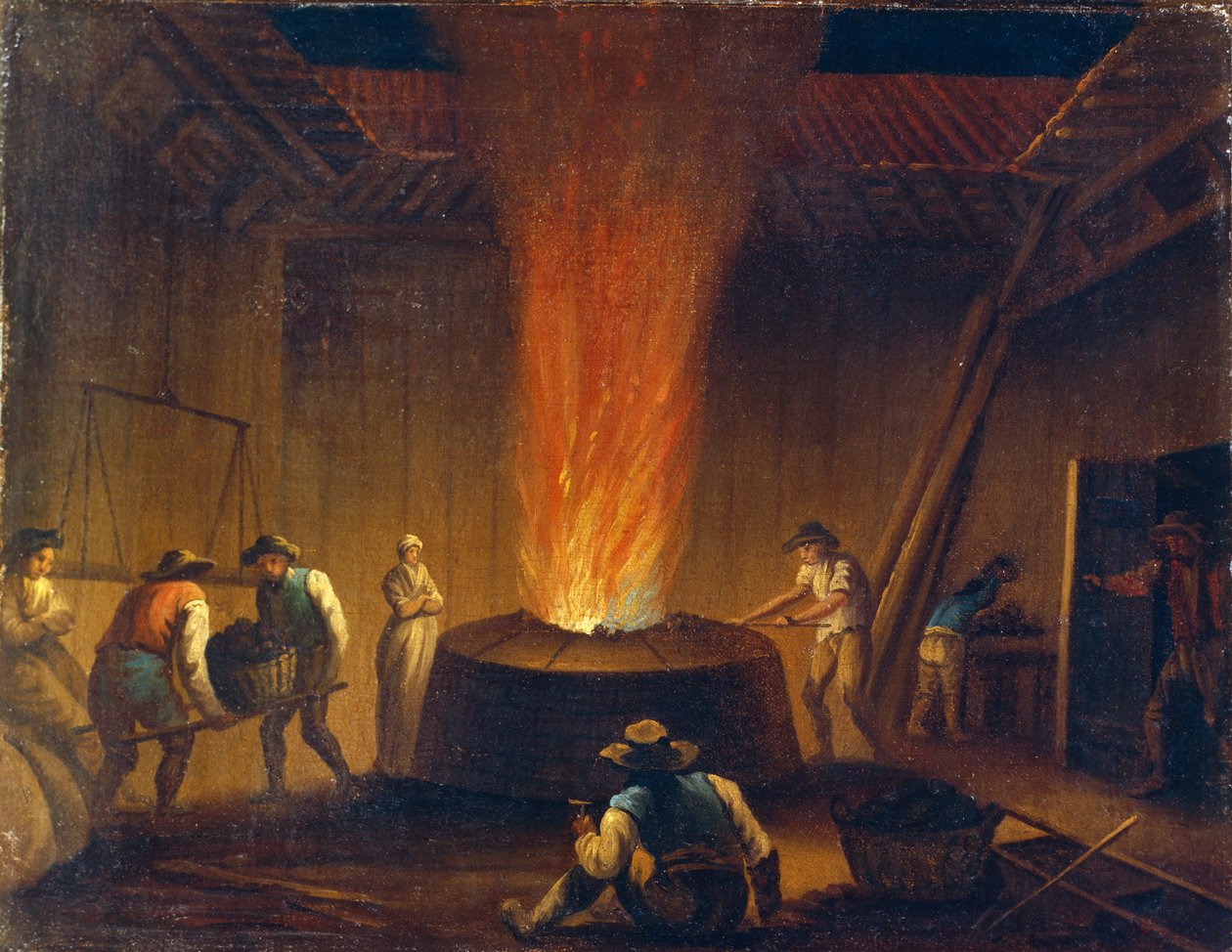 Cabana de fusão de Bærum de Christian August Lorentzen