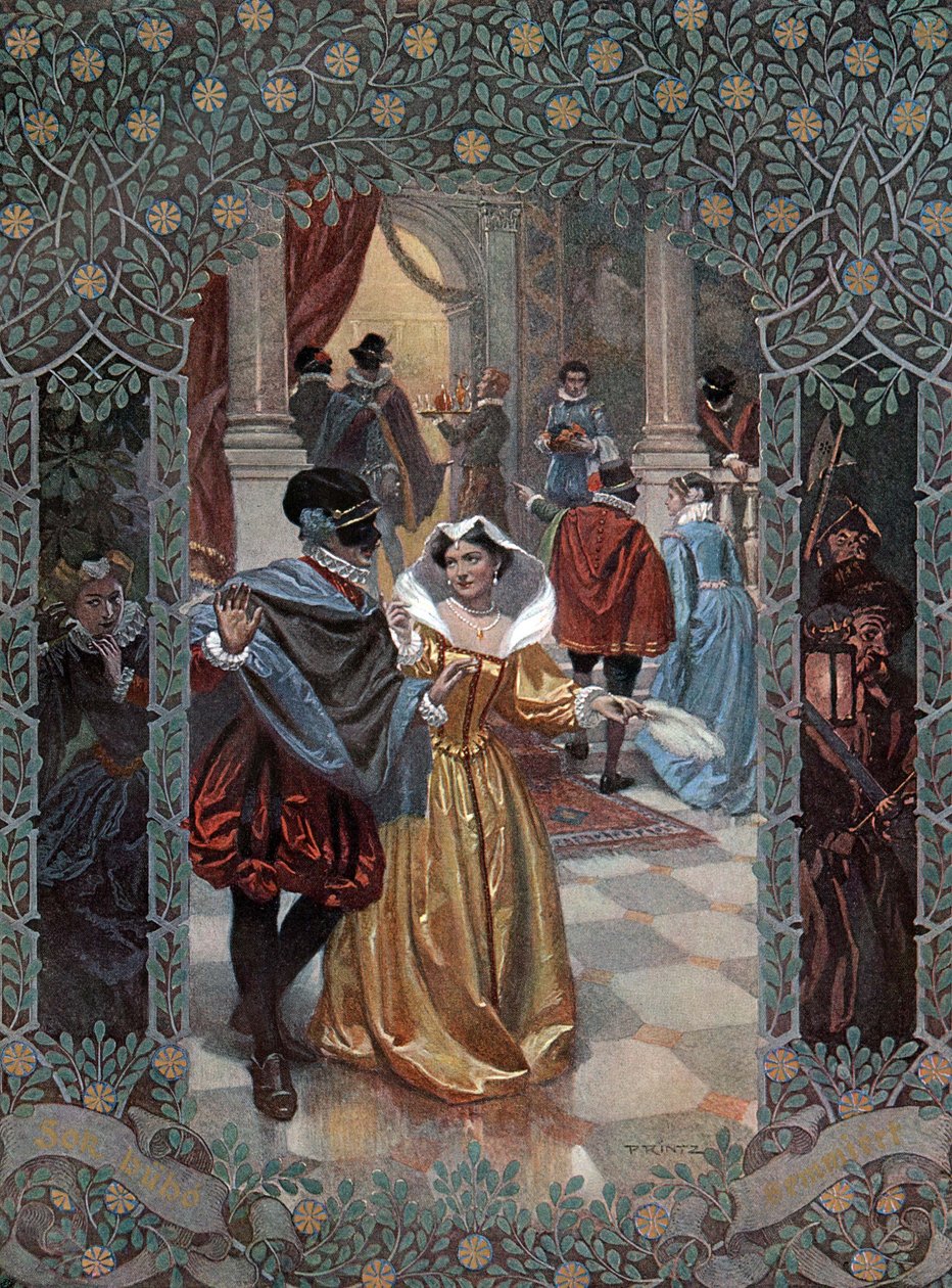 Muito barulho por nada, c1900 (ilustração) de Christian August Printz