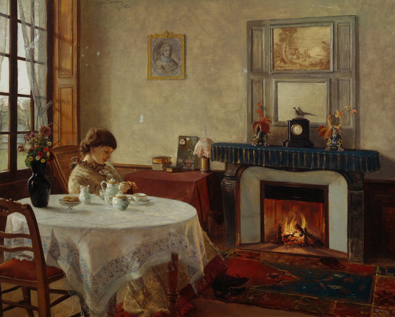 Interior, Grez de Christian Eriksen Skredsvig