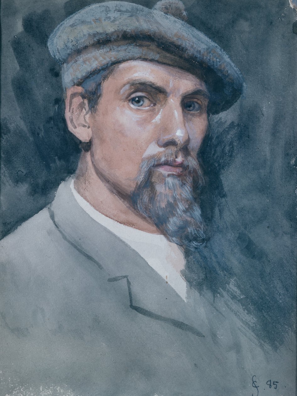 Auto-retrato de Christian Eriksen Skredsvig