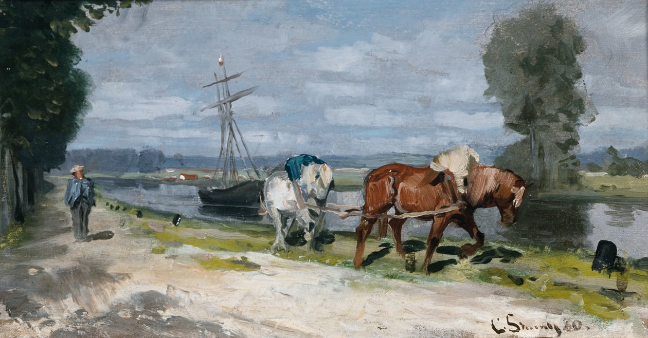 Sem título (óleo sobre tela) de Christian Eriksen Skredsvig