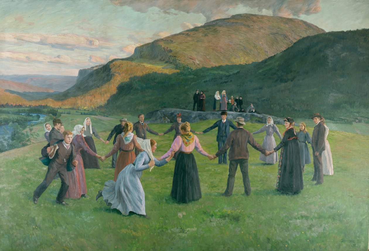 Festa da Juventude em Eggedal de Christian Eriksen Skredsvig