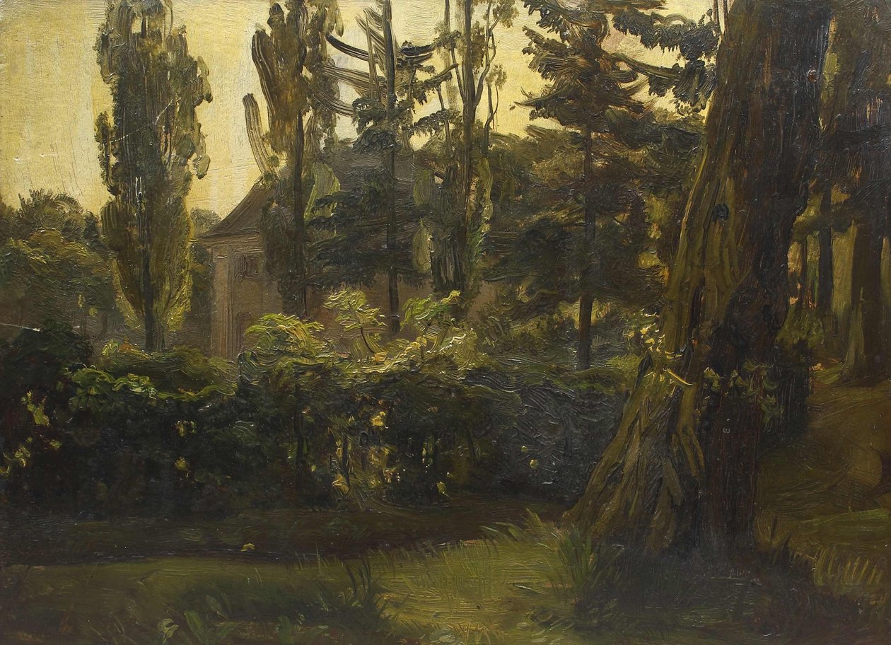 Alemão: No Grande Jardim, Dresden de Christian Friedrich Gille