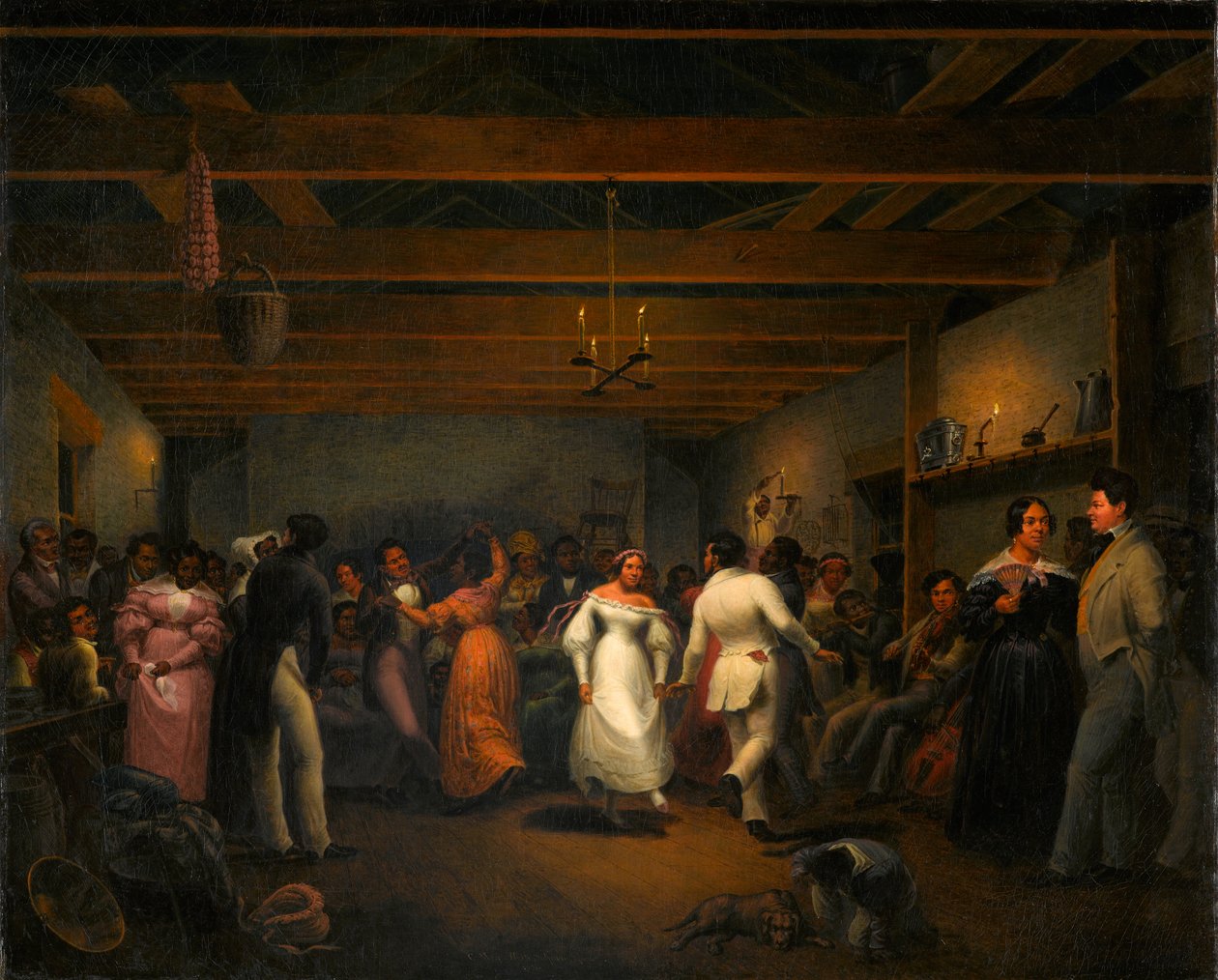 Bola de cozinha em White Sulphur Springs, Virginia, 1838 de Christian Friedrich Mayr