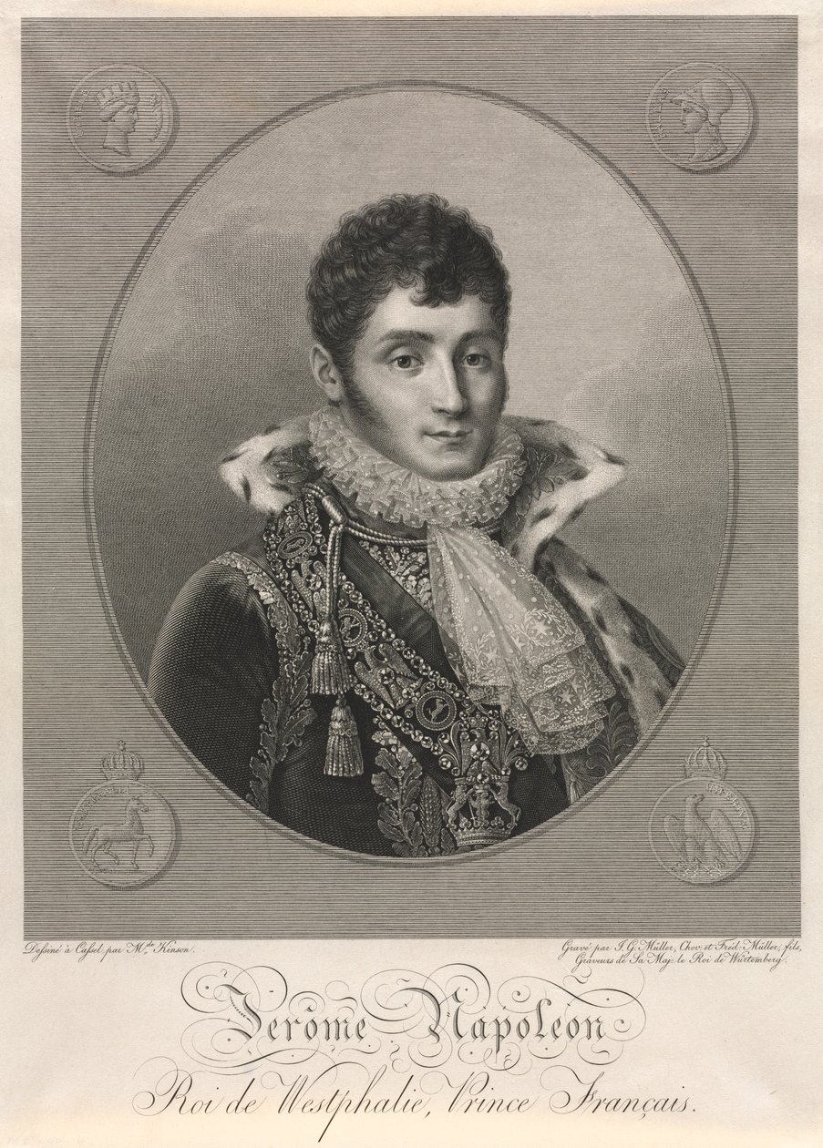 Jerônimo Napoleão, Rei da Vestfália, Príncipe Francês de Christian Friedrich Muller