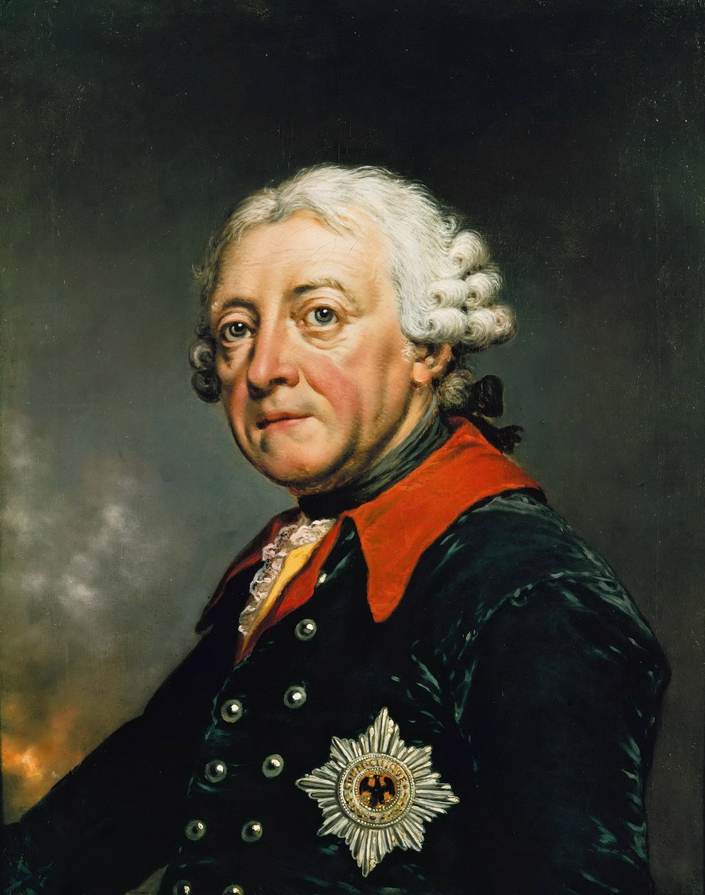 Retrato de Frederick II da Prússia (1712-1786), de Lisiewski, Christian Friedrich Reinhold (1725-1794). Óleo sobre tela de Christian Friedrich Reinhold Lisiewski